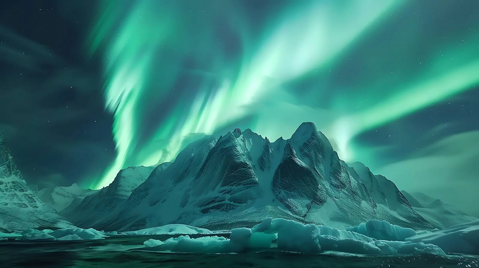 Mesmerizing Aurora over Hamnoy Village in Norway — free download from Dotvec