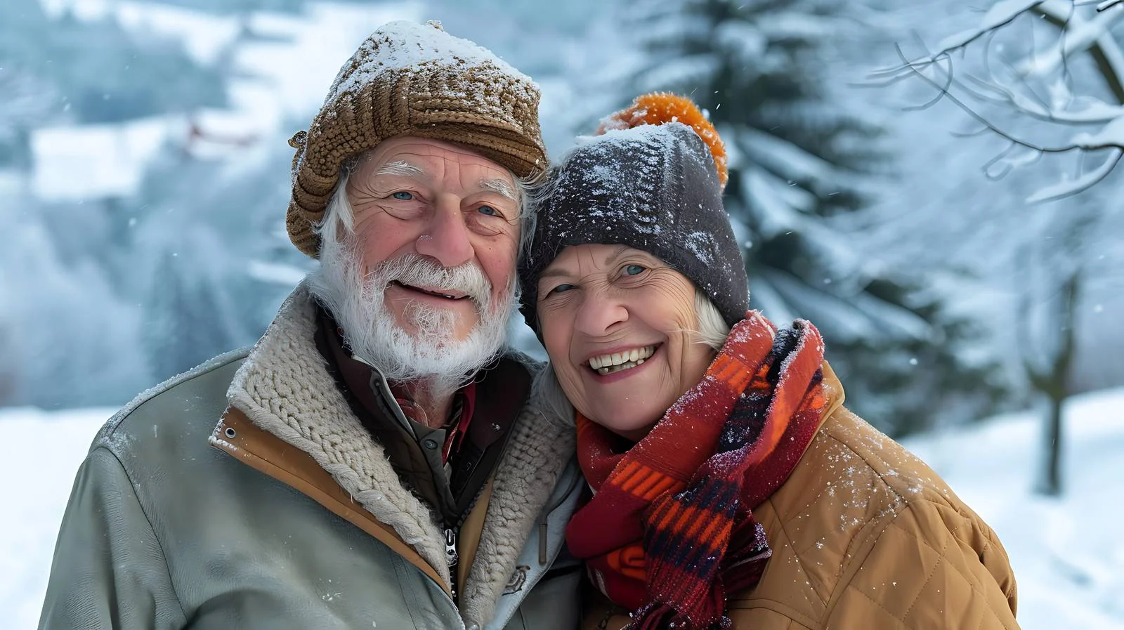 Happy Senior Couple Portrait in Austria — free download from Dotvec