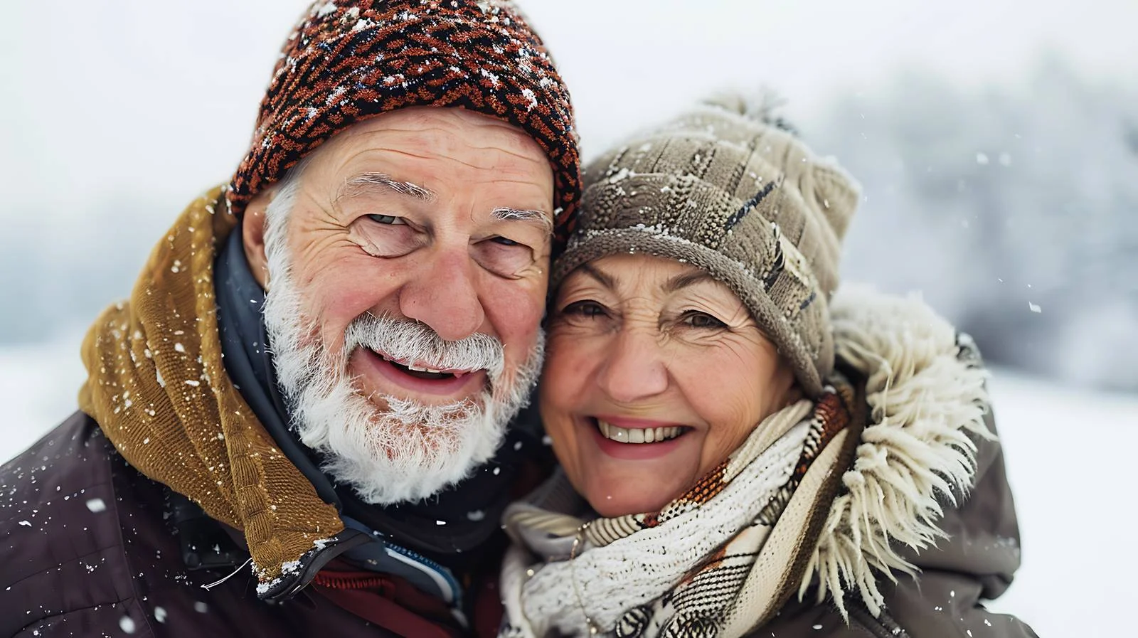 Happy Senior Couple Portrait in Austria — free download from Dotvec