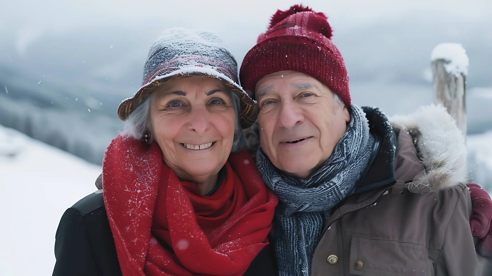 Happy Senior Couple Portrait in Austria — free download from Dotvec