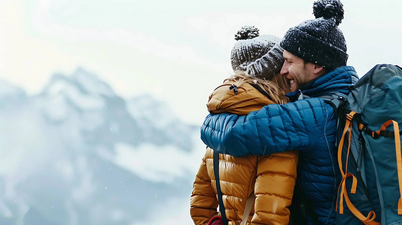 Happy Couple Hiking in Tyrol, Austria — free download from Dotvec