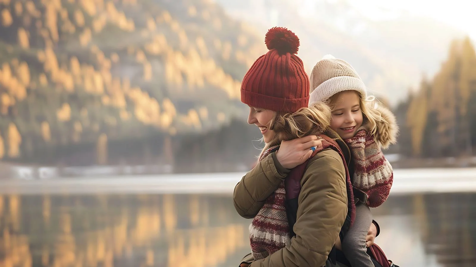 Austria Tyrol Mother Daughter Piggyback — free download from Dotvec