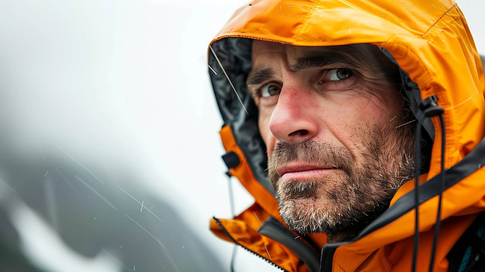 Tyrolean Man Portrait Hooded Jacket — free download from Dotvec