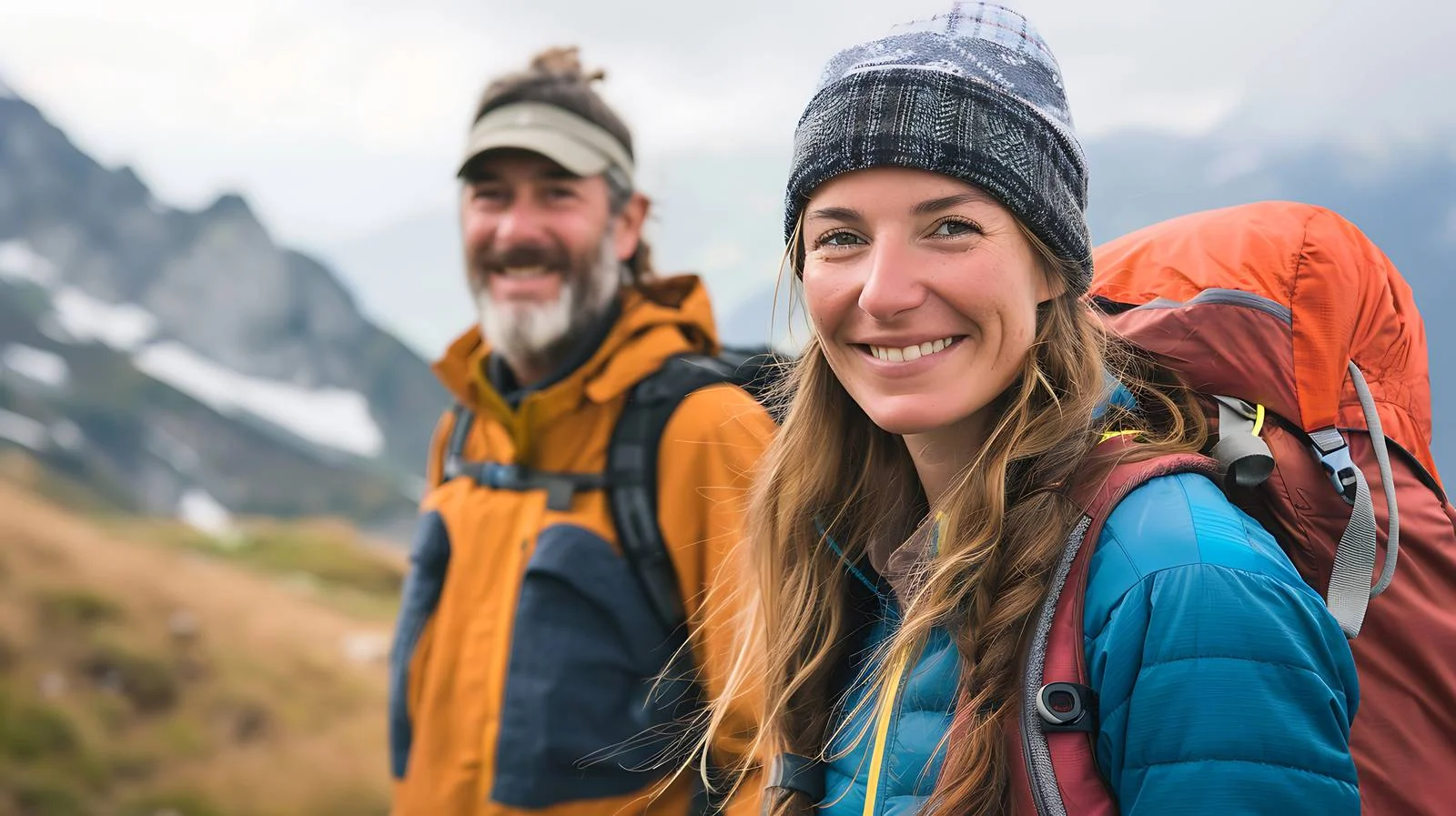 Tyrolean Couple Hiking — free download from Dotvec