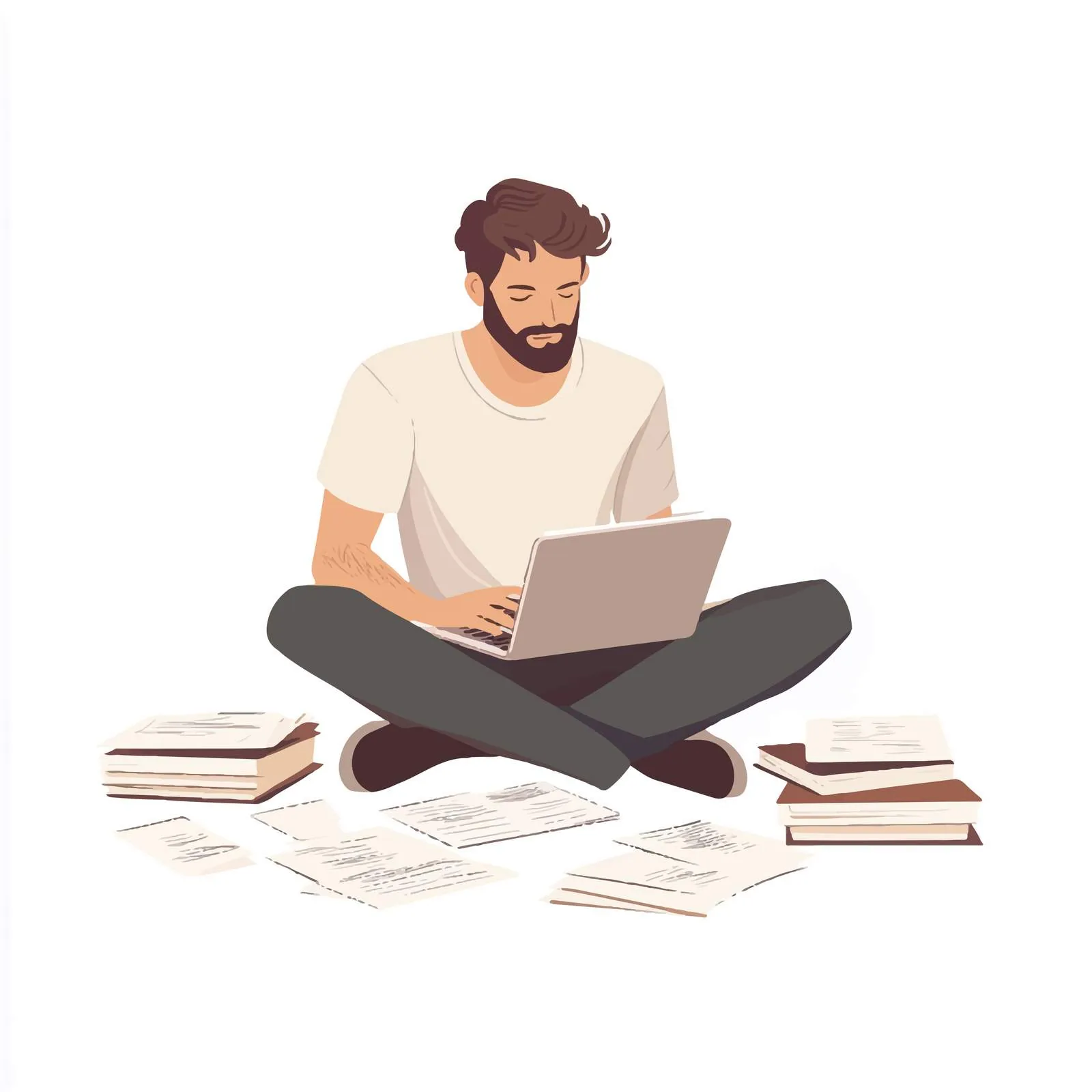 Creative Writer and Copywriter Inspiration Vector — free download from Dotvec