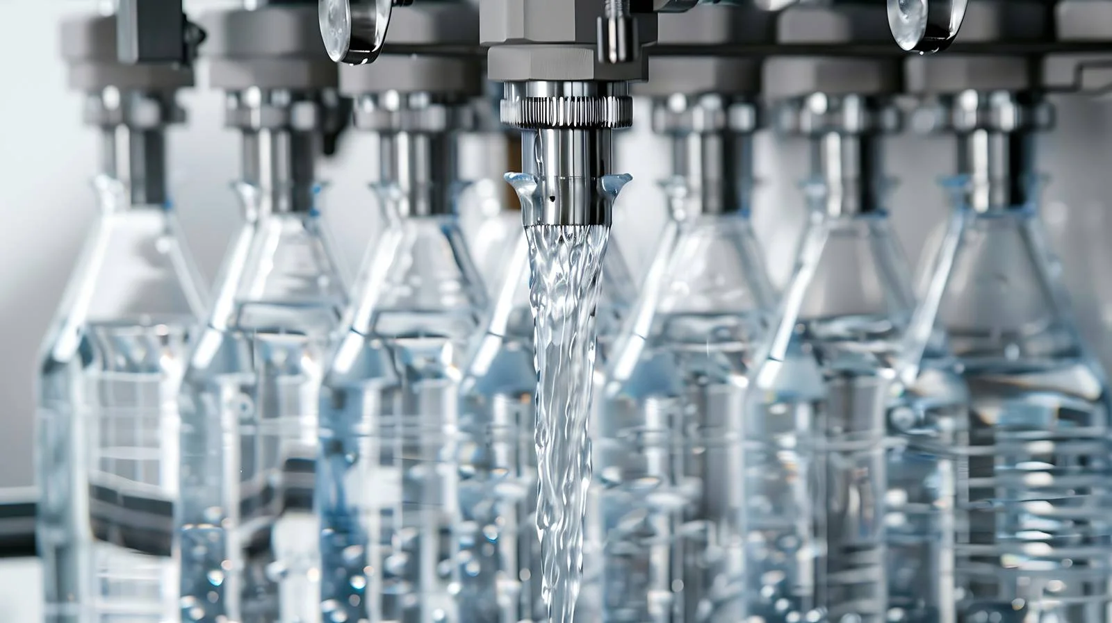 Automated Plastic Water Filling Machine – free automatic image from Dotvec