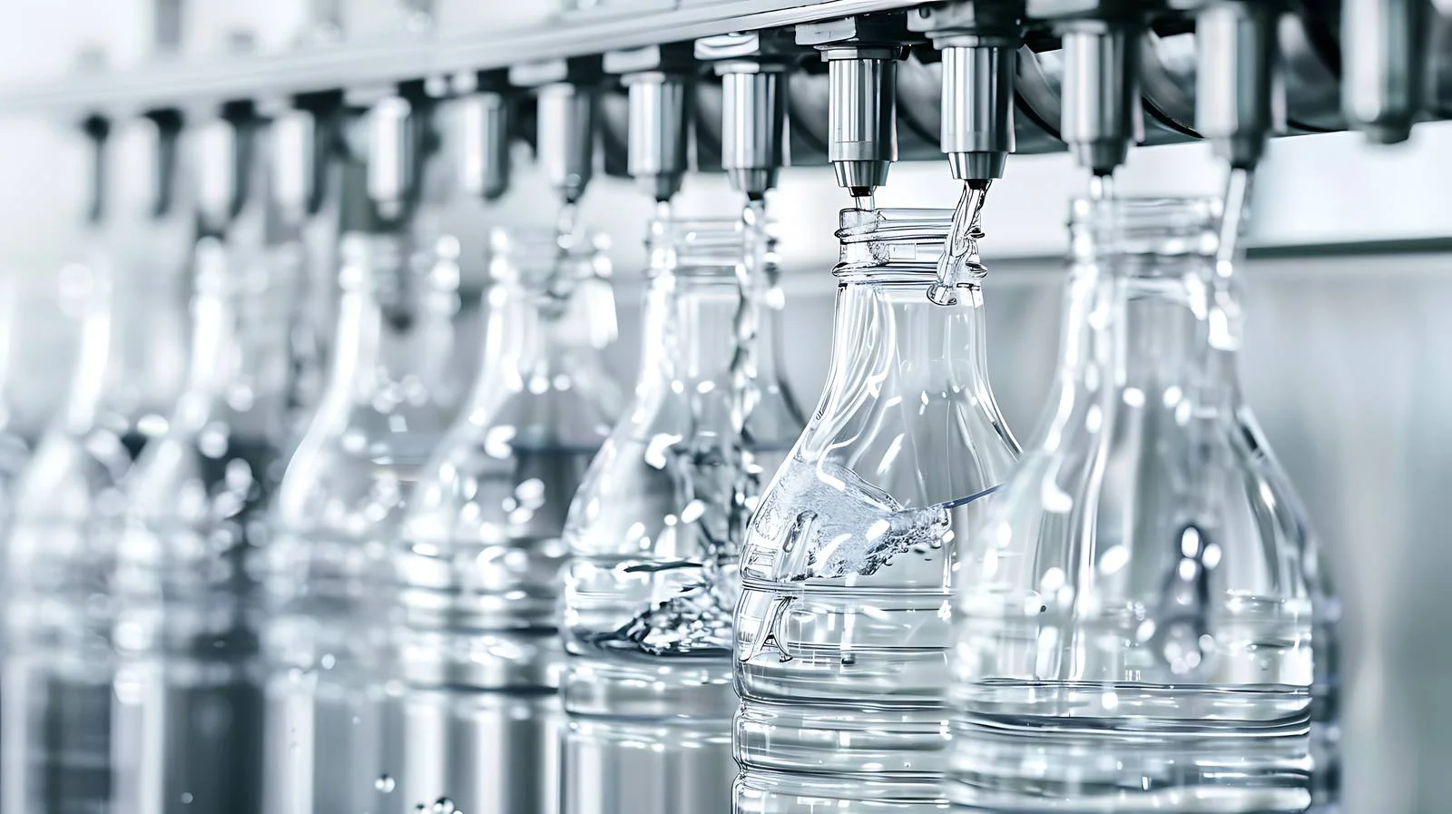 Automated Water Filling Machine Operation – free automatic image from Dotvec