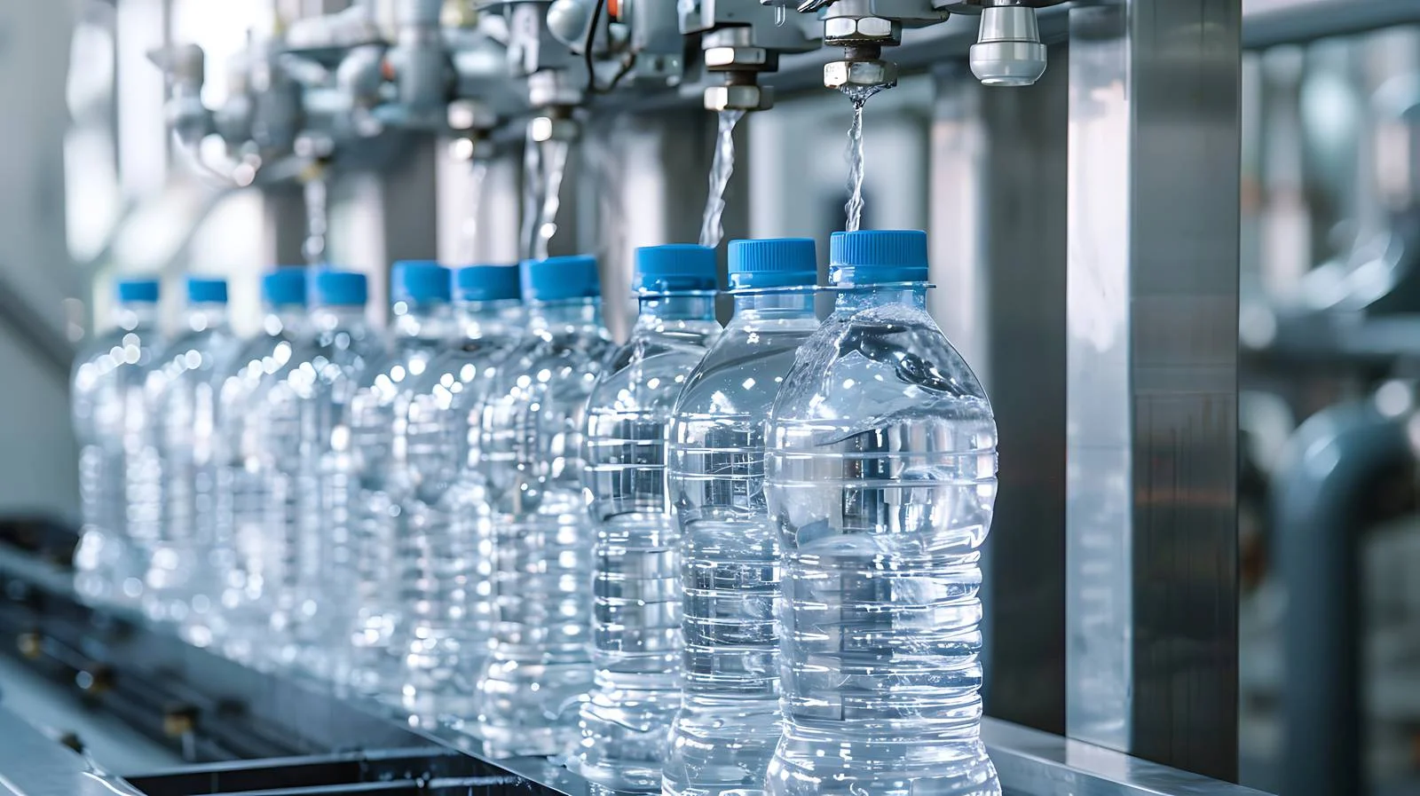 Water Filling Automation in Plastic Container — free download from Dotvec