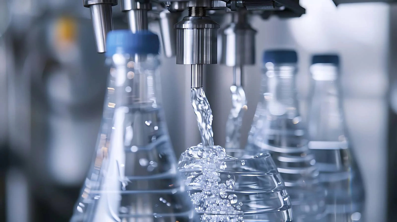 Automated Water Filling Machine Usage – free automatic image from Dotvec