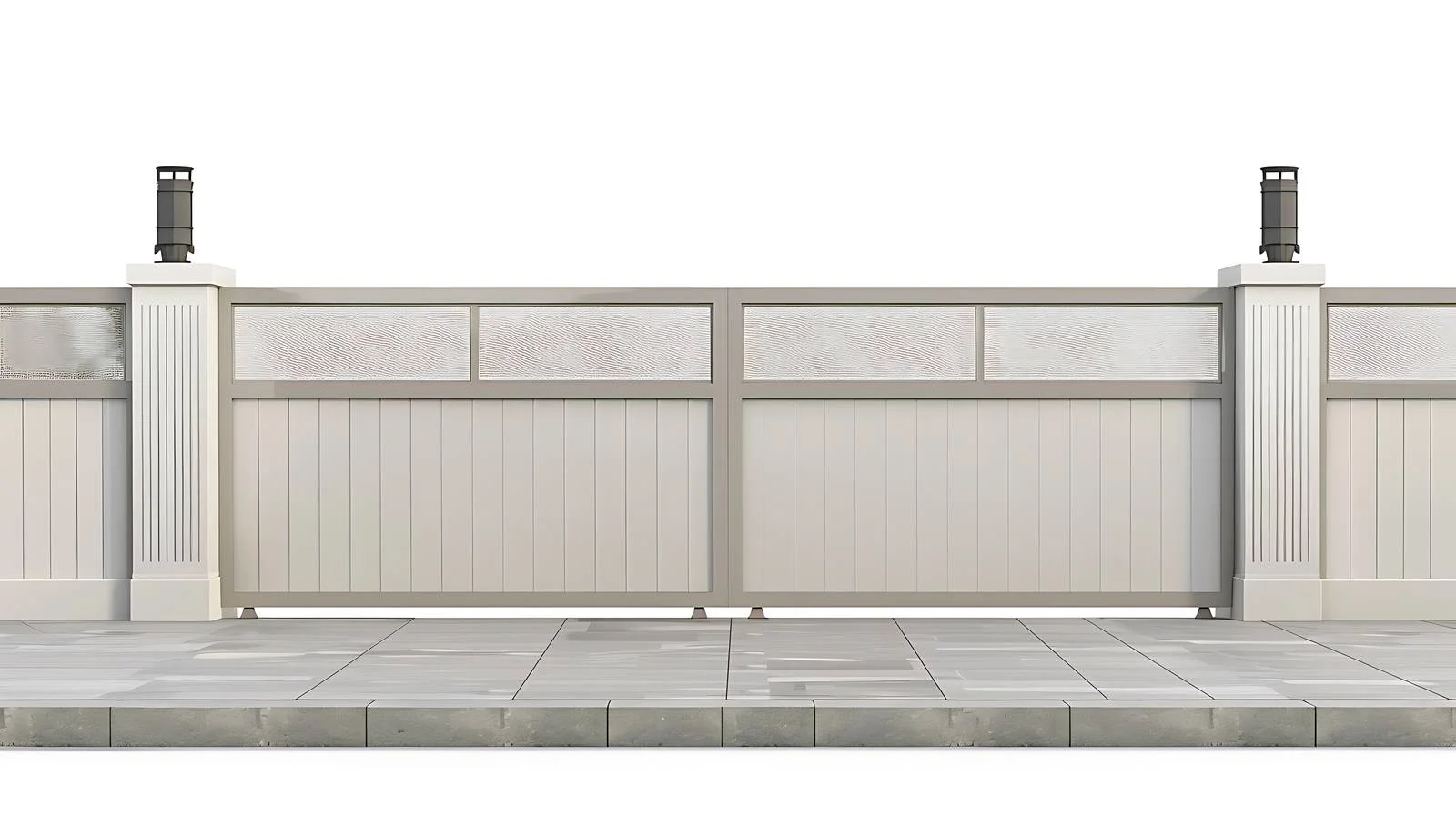 Modern Villa Sliding Gate — free download from Dotvec