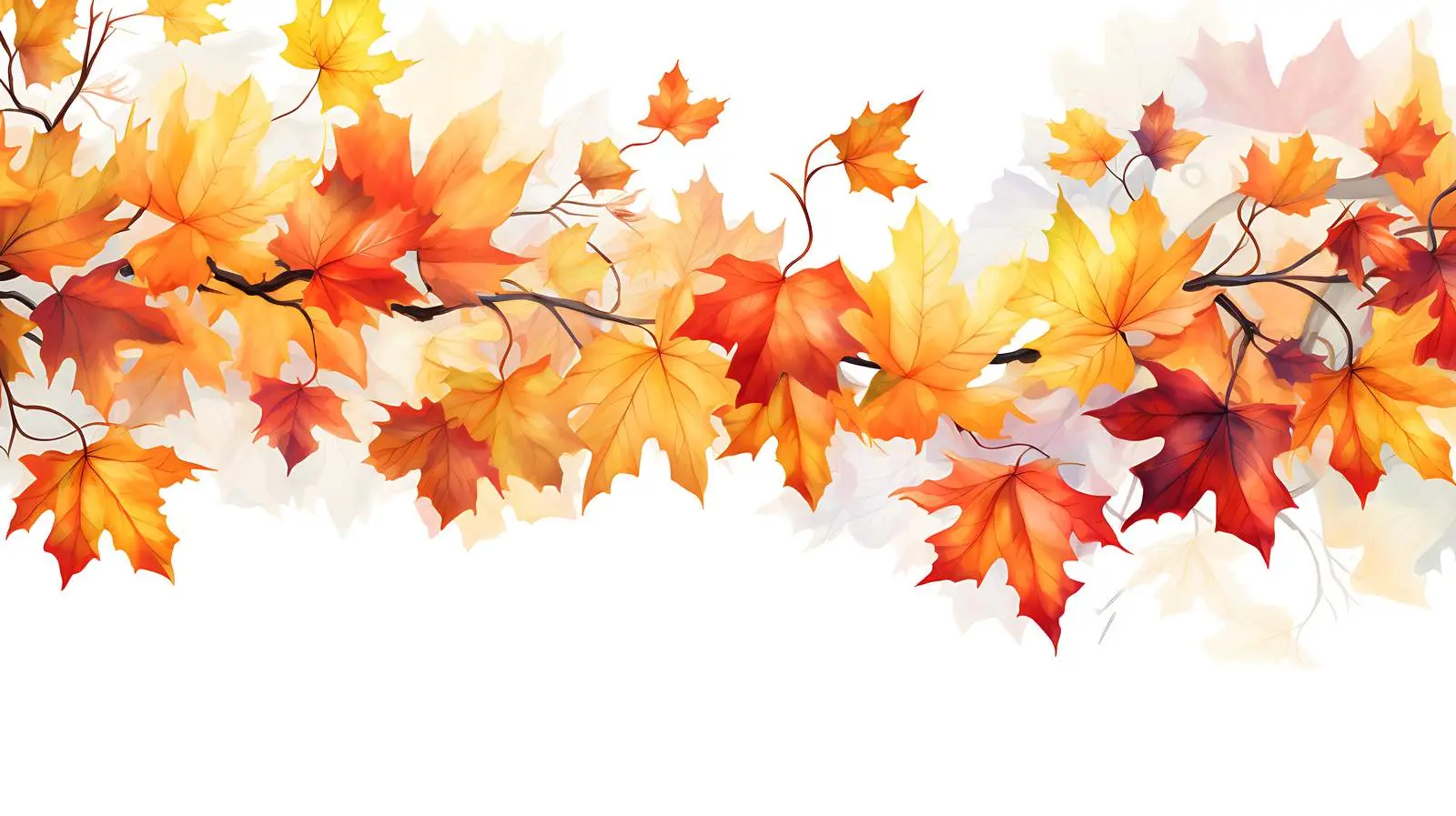 Autumn Border Illustration — free download from Dotvec