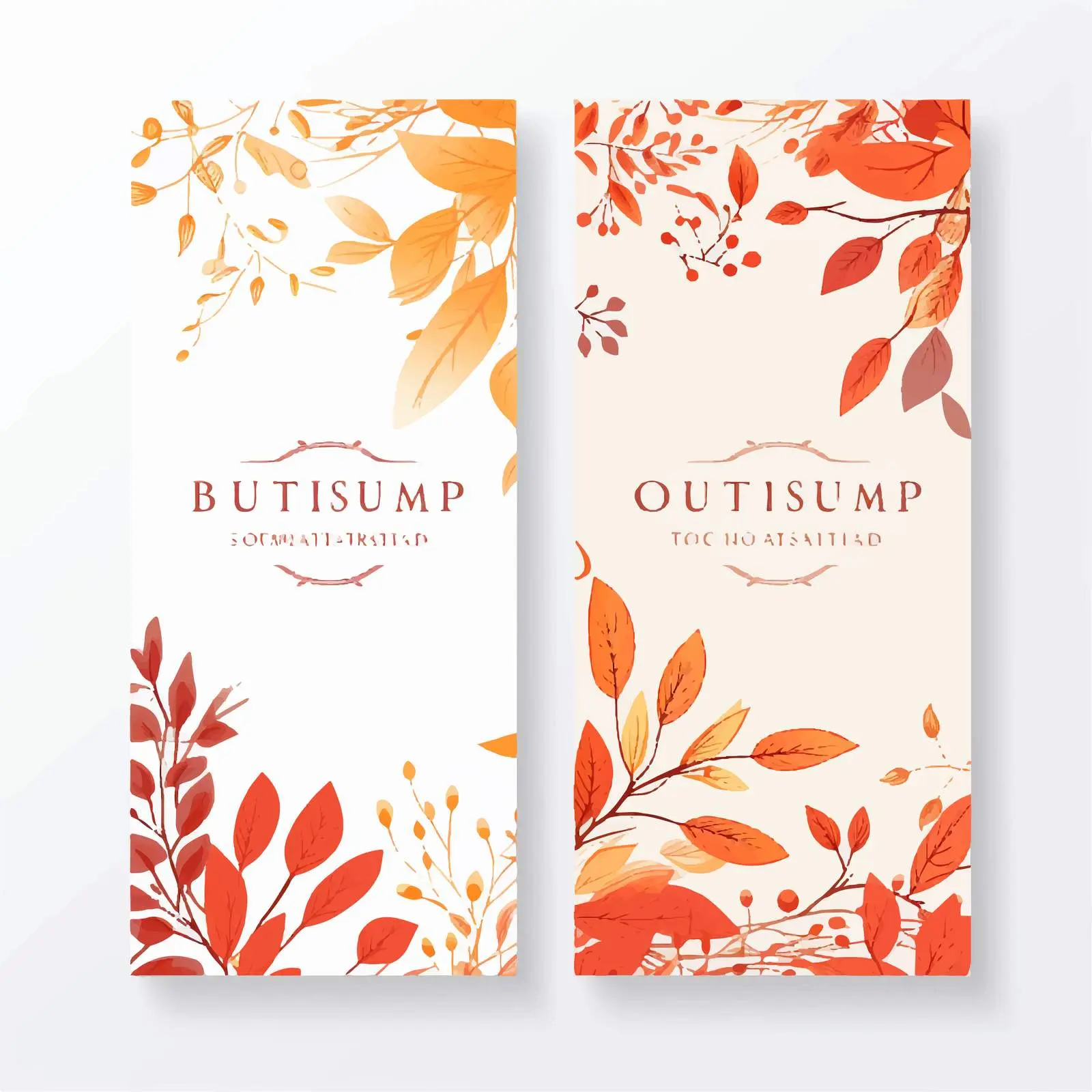 Autumn Equinox Day Invitation Poster Vectors — free download from Dotvec