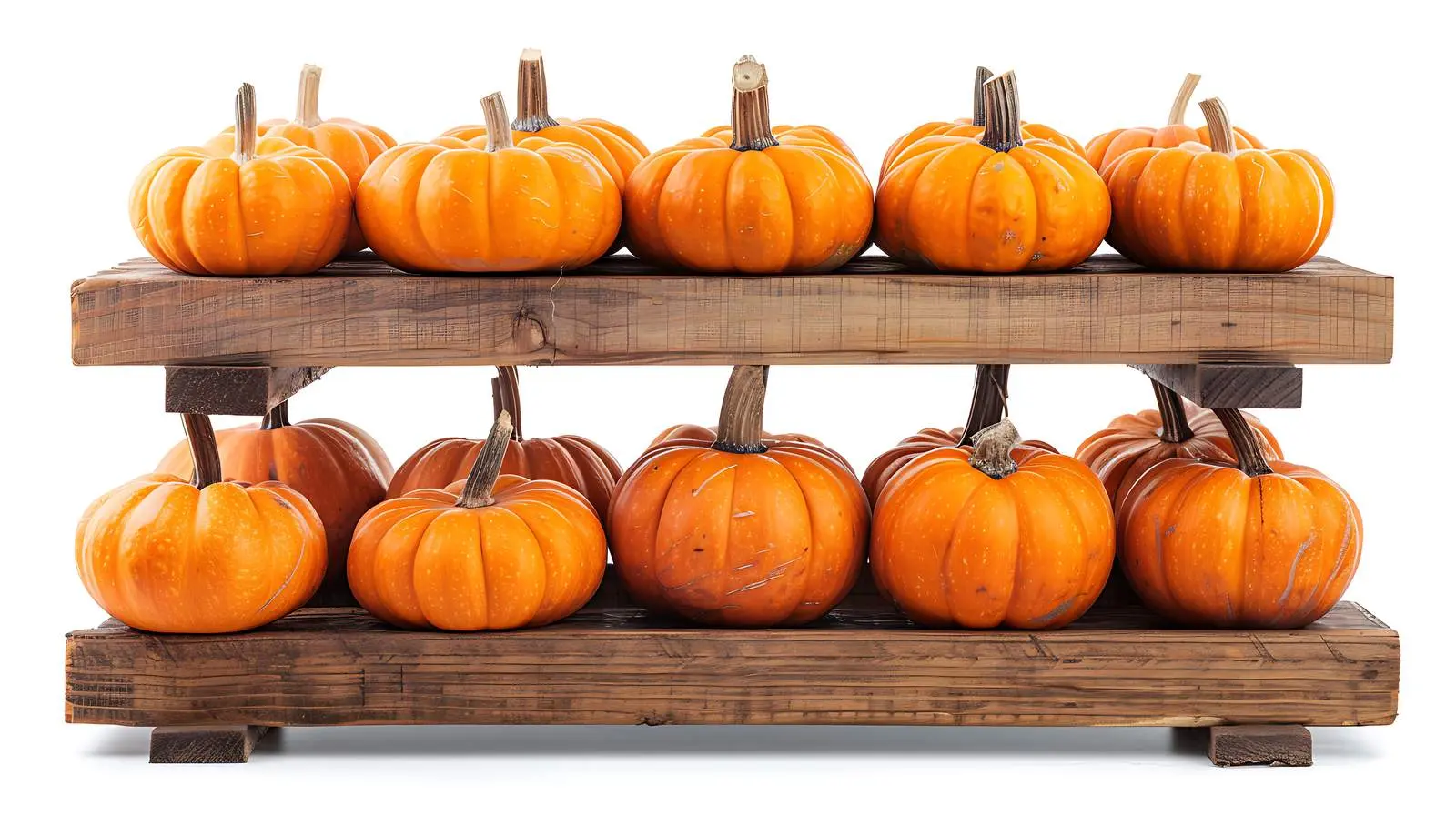 Autumn Harvest with Stacked Orange Pumpkins – free gourd image from Dotvec