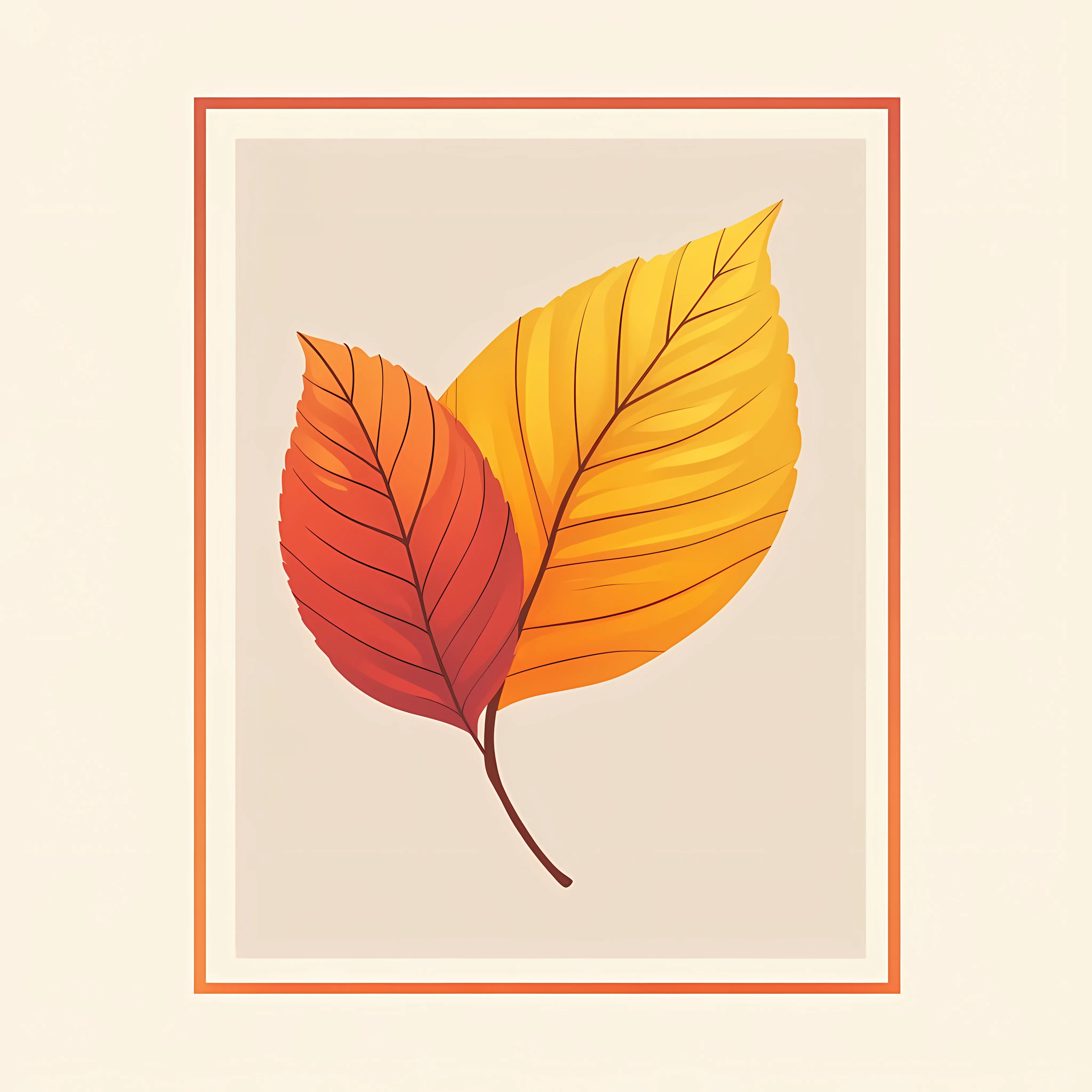 Autumn Leaves Flat Vector Illustration 2020 — free download from Dotvec