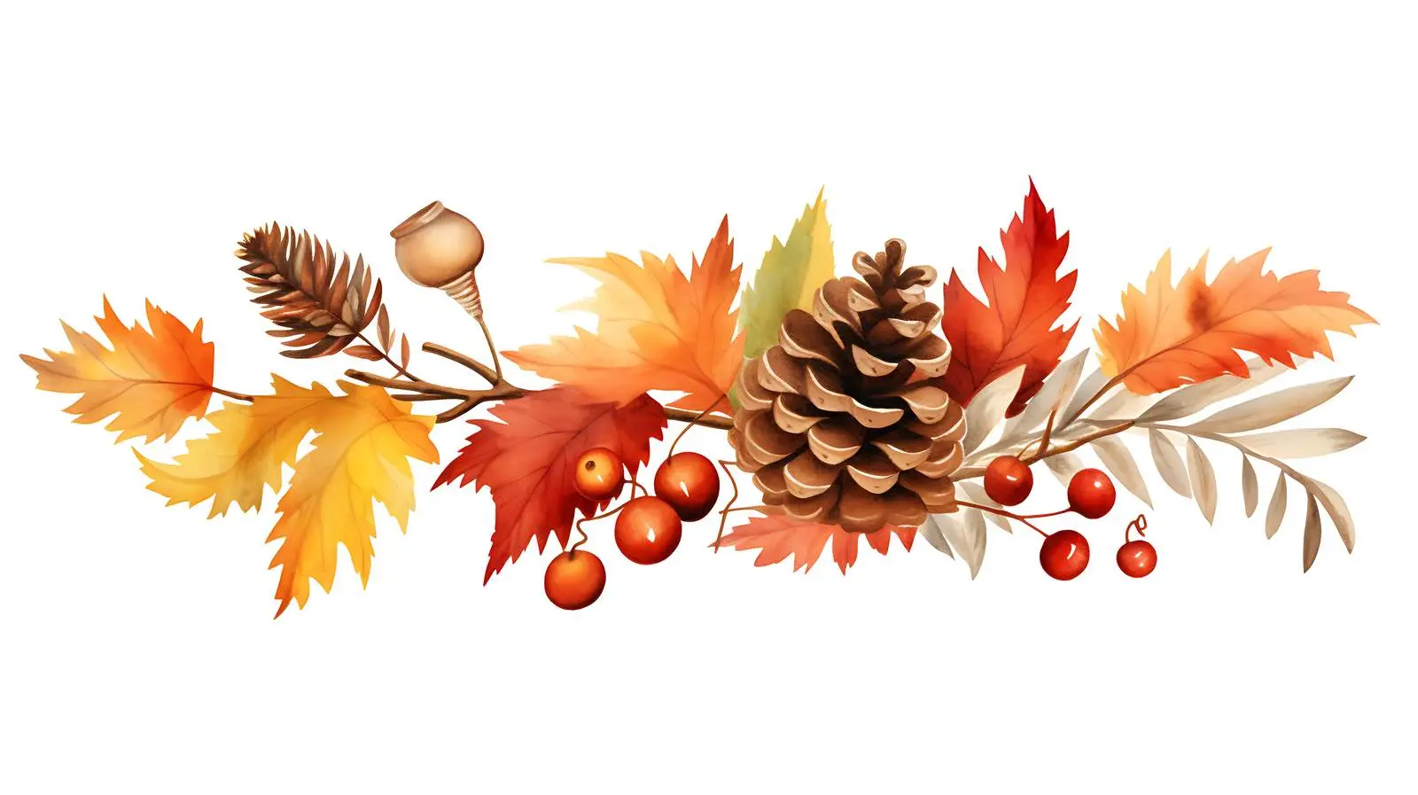 Autumn Foliage Composition — free download from Dotvec