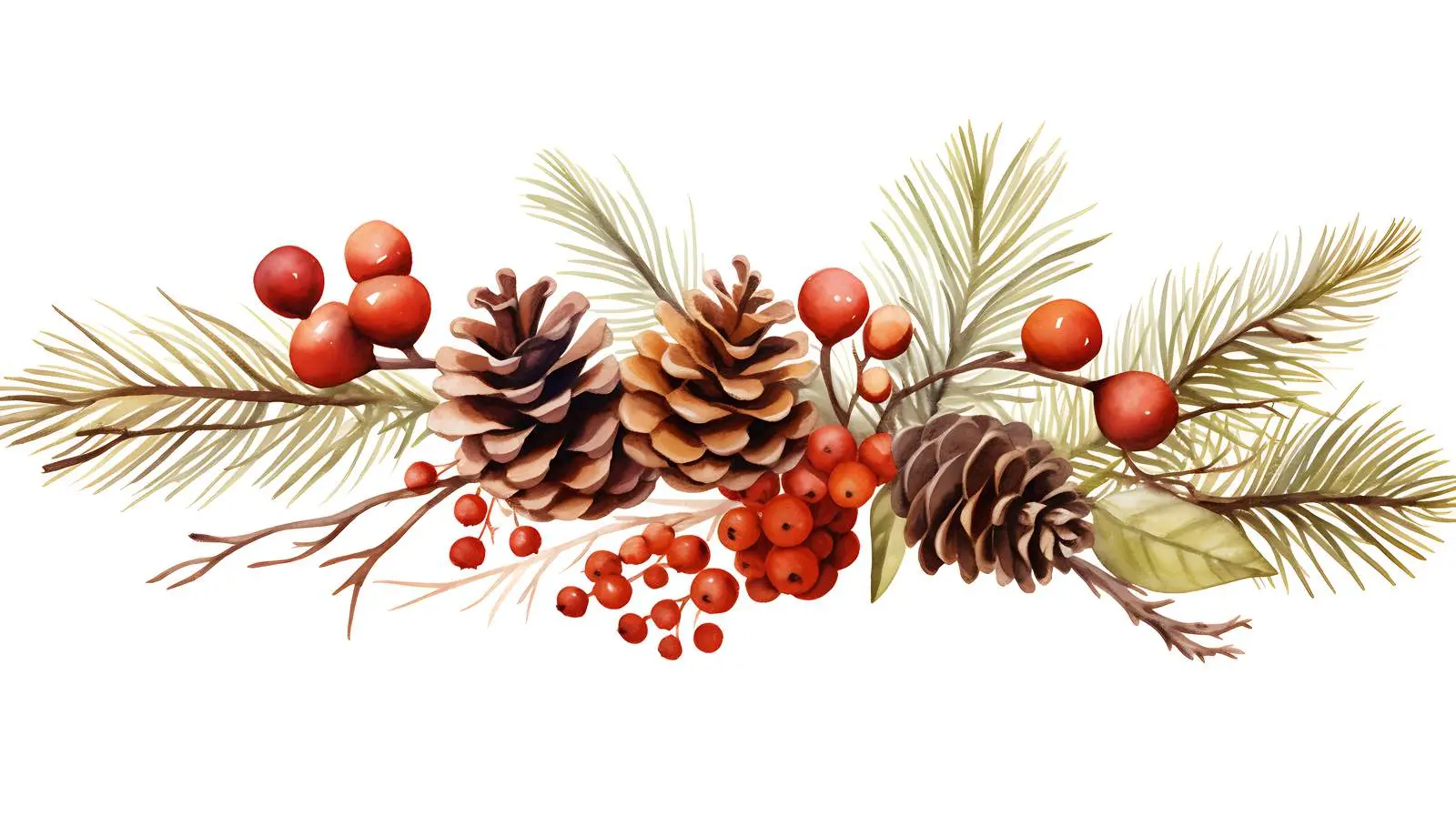 Autumnal Nature Elements Composition — free download from Dotvec