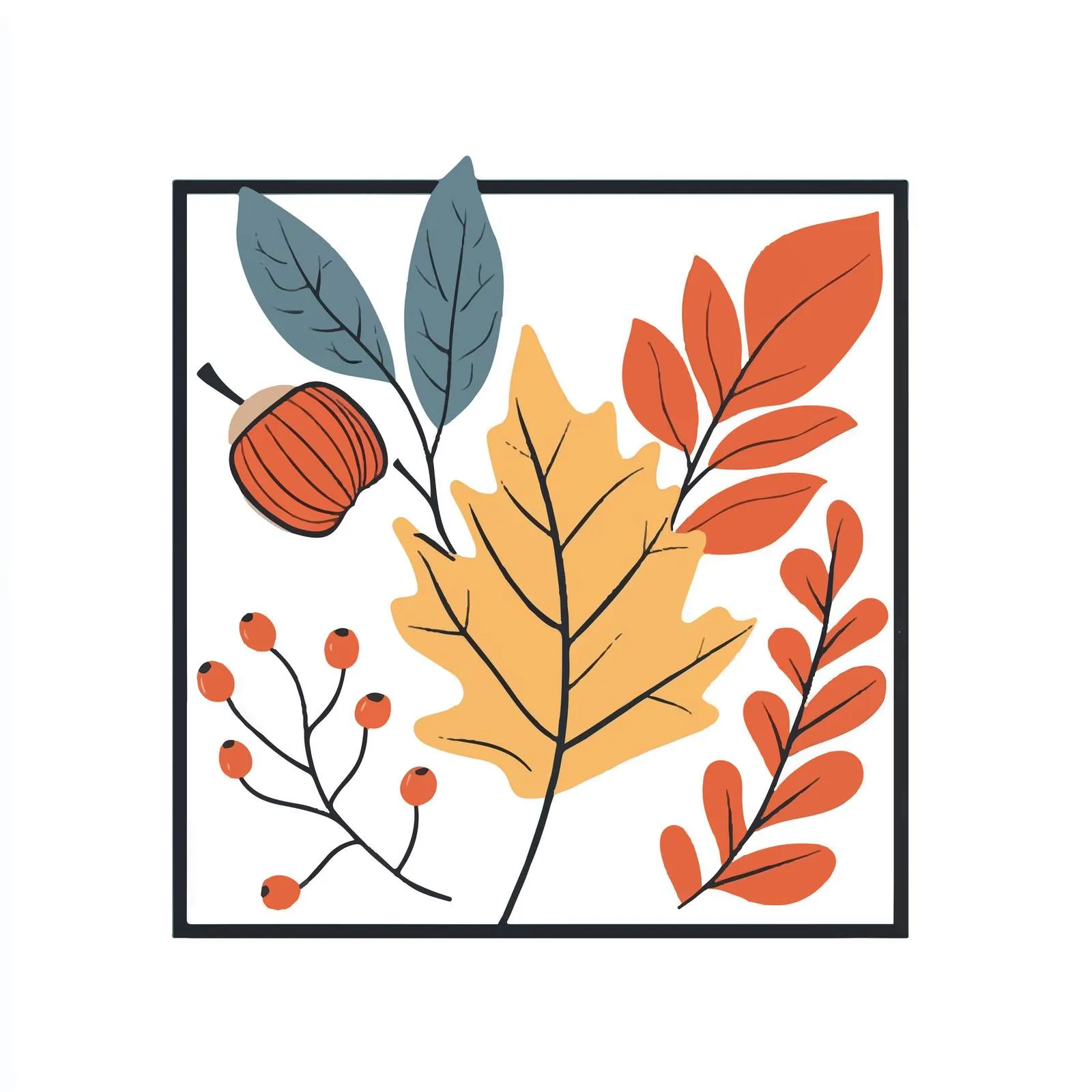 Autumn Leaves and Forest Foliage Vector Set — free download from Dotvec