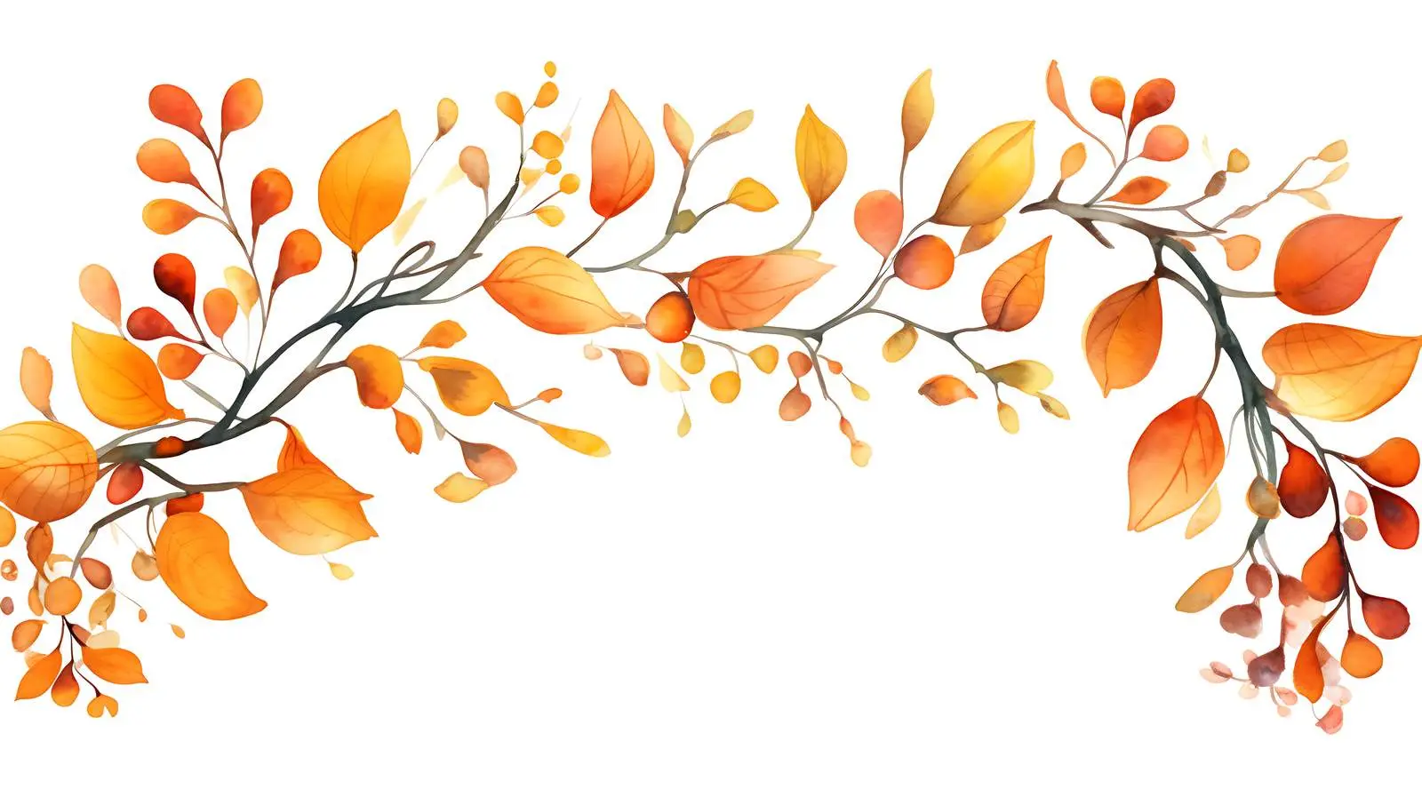 Autumn Foliage Frame — free download from Dotvec