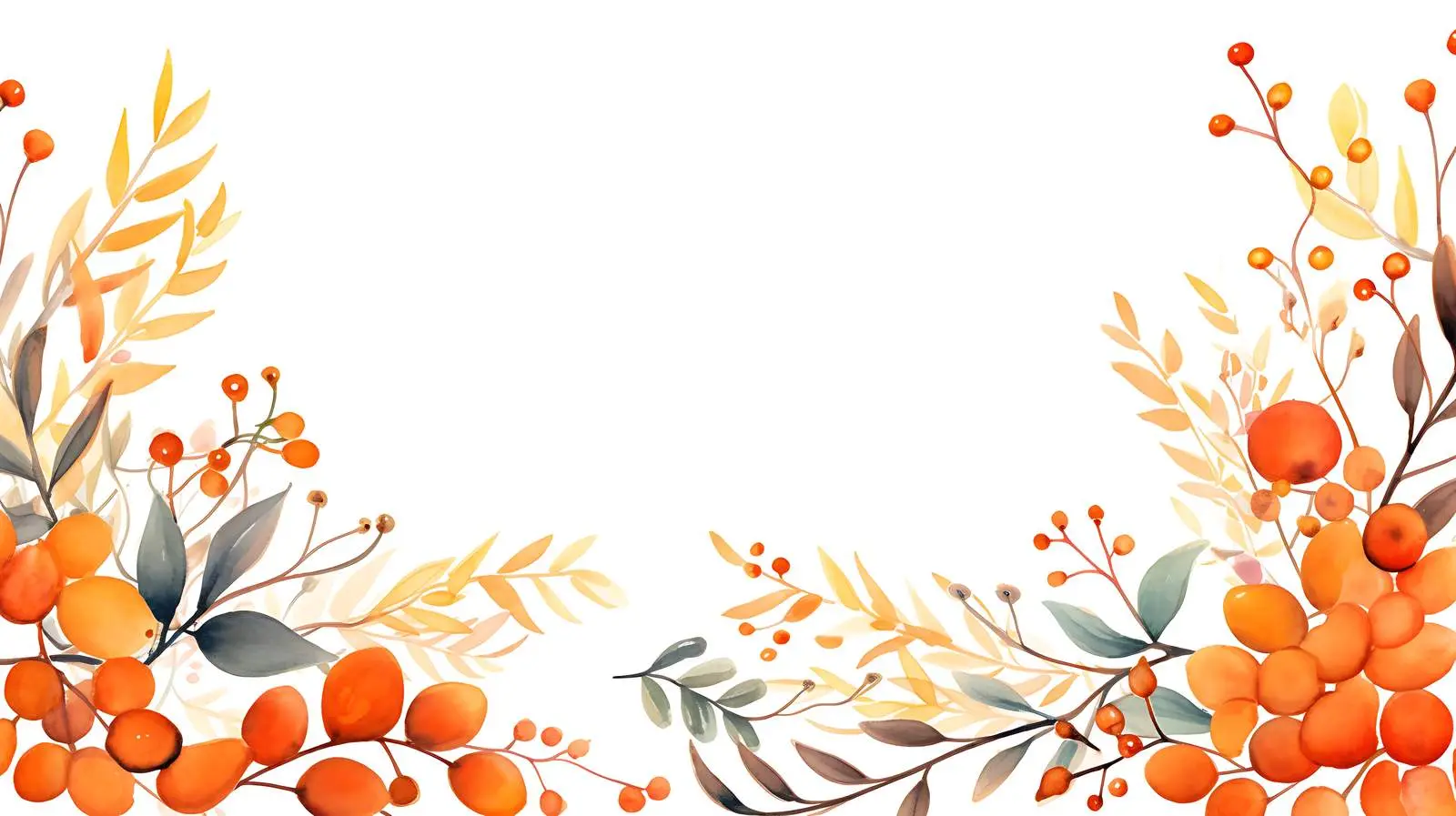 Autumn Foliage Frame — free download from Dotvec