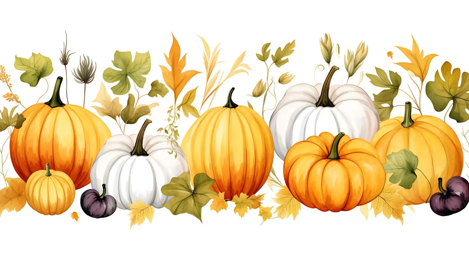 Autumn Harvest Frame — free download from Dotvec