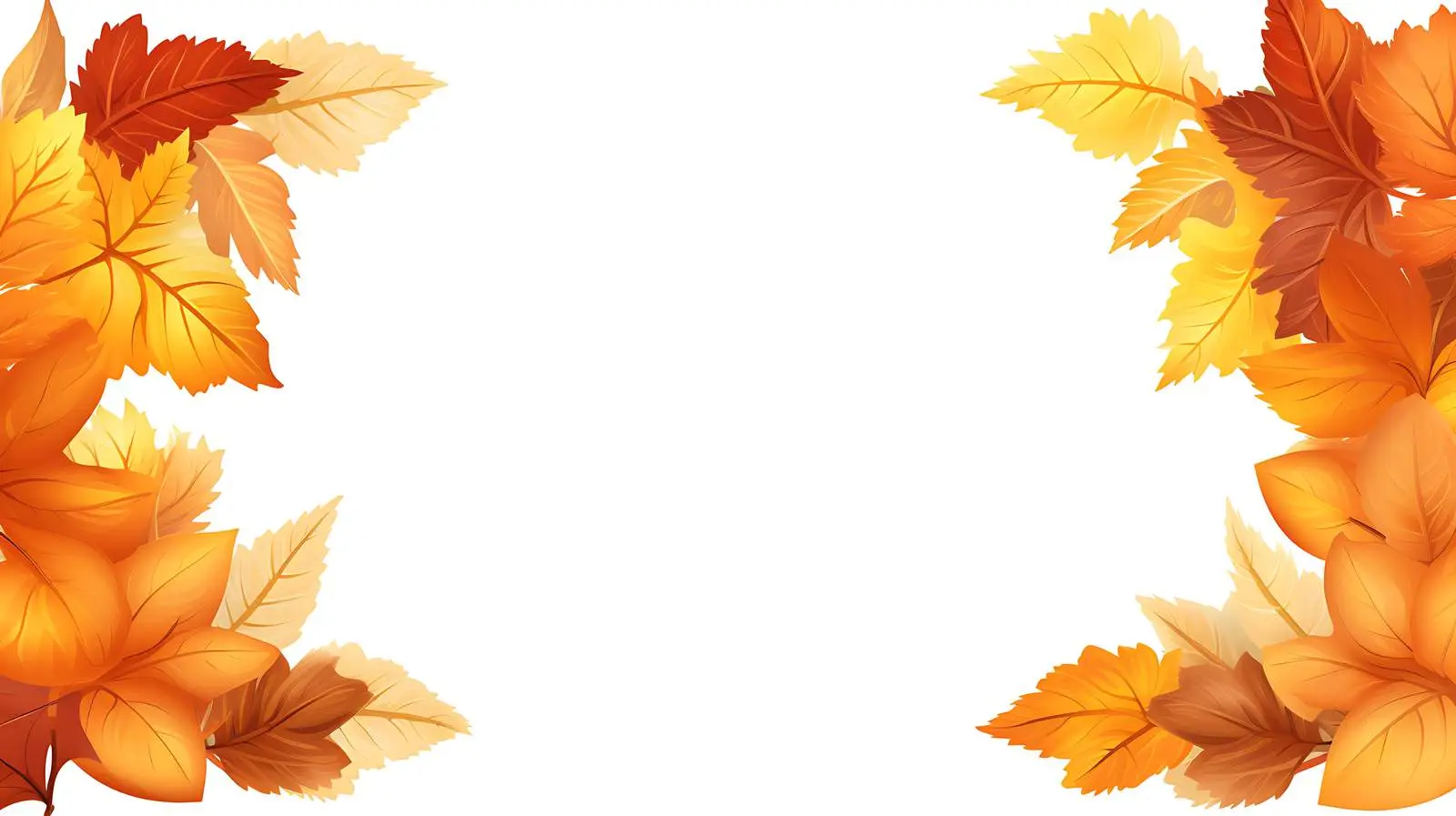 Autumn Leaves Vector Frame — free download from Dotvec