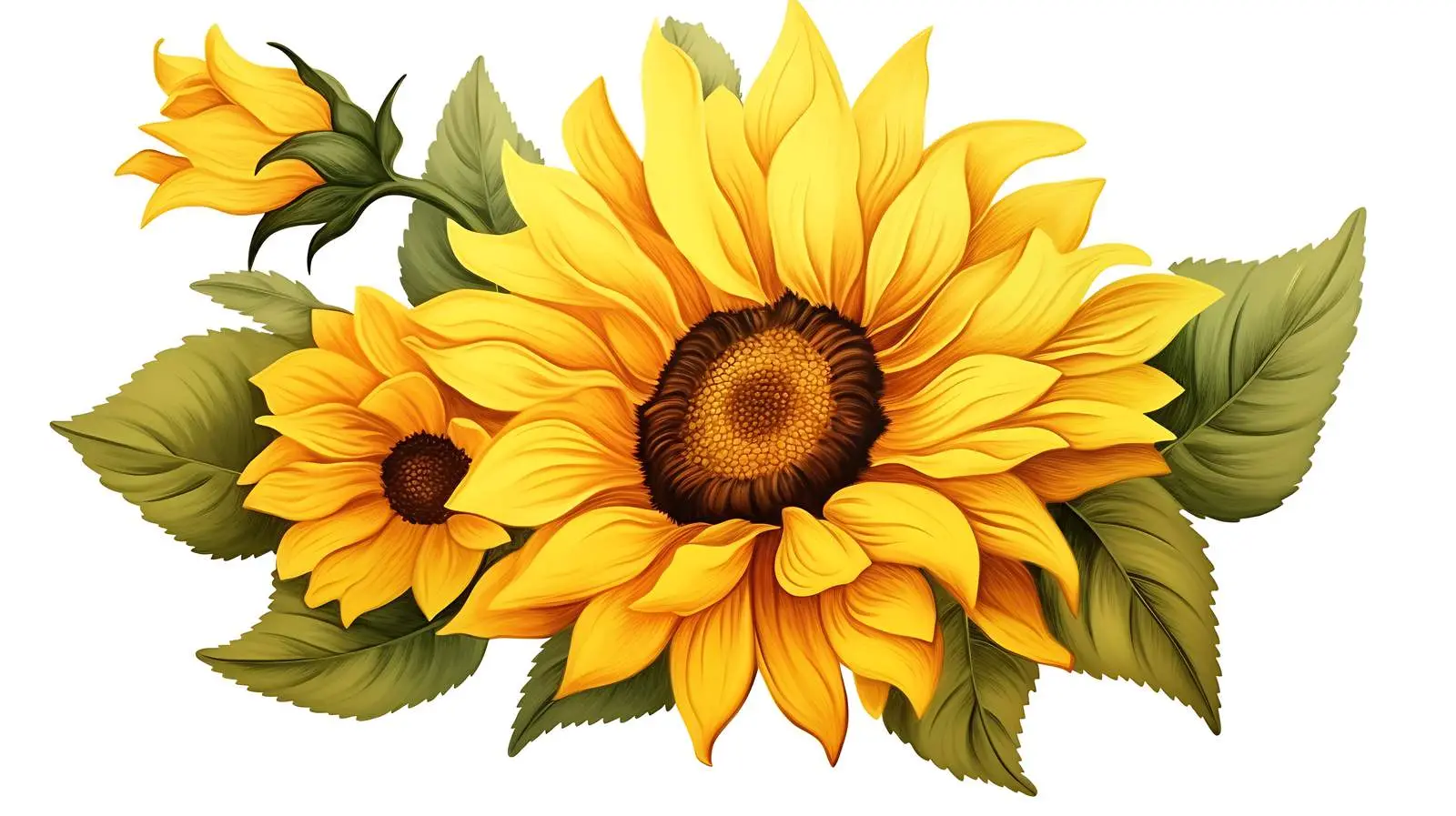 Hand-Drawn Autumn Sunflower Illustration — free download from Dotvec