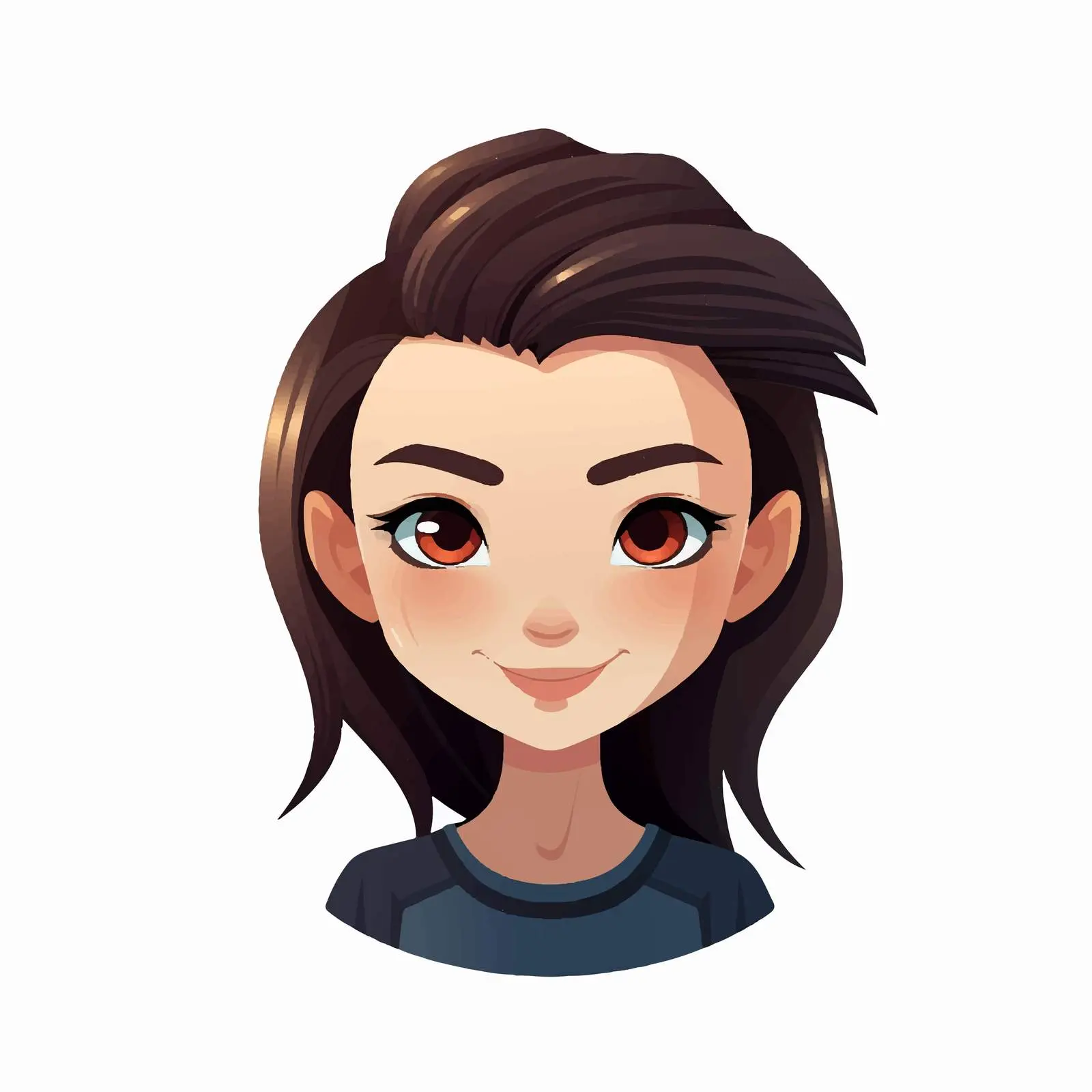 Colorful Cartoon Person Avatar Design Vector Illustration – free avatar image from Dotvec