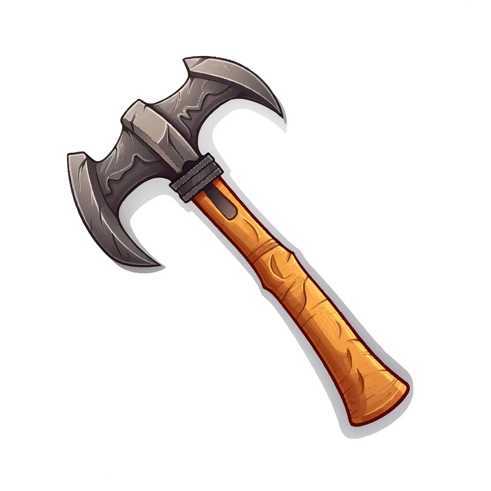 Top View Axe Vector Illustration on White Background — free download from Dotvec