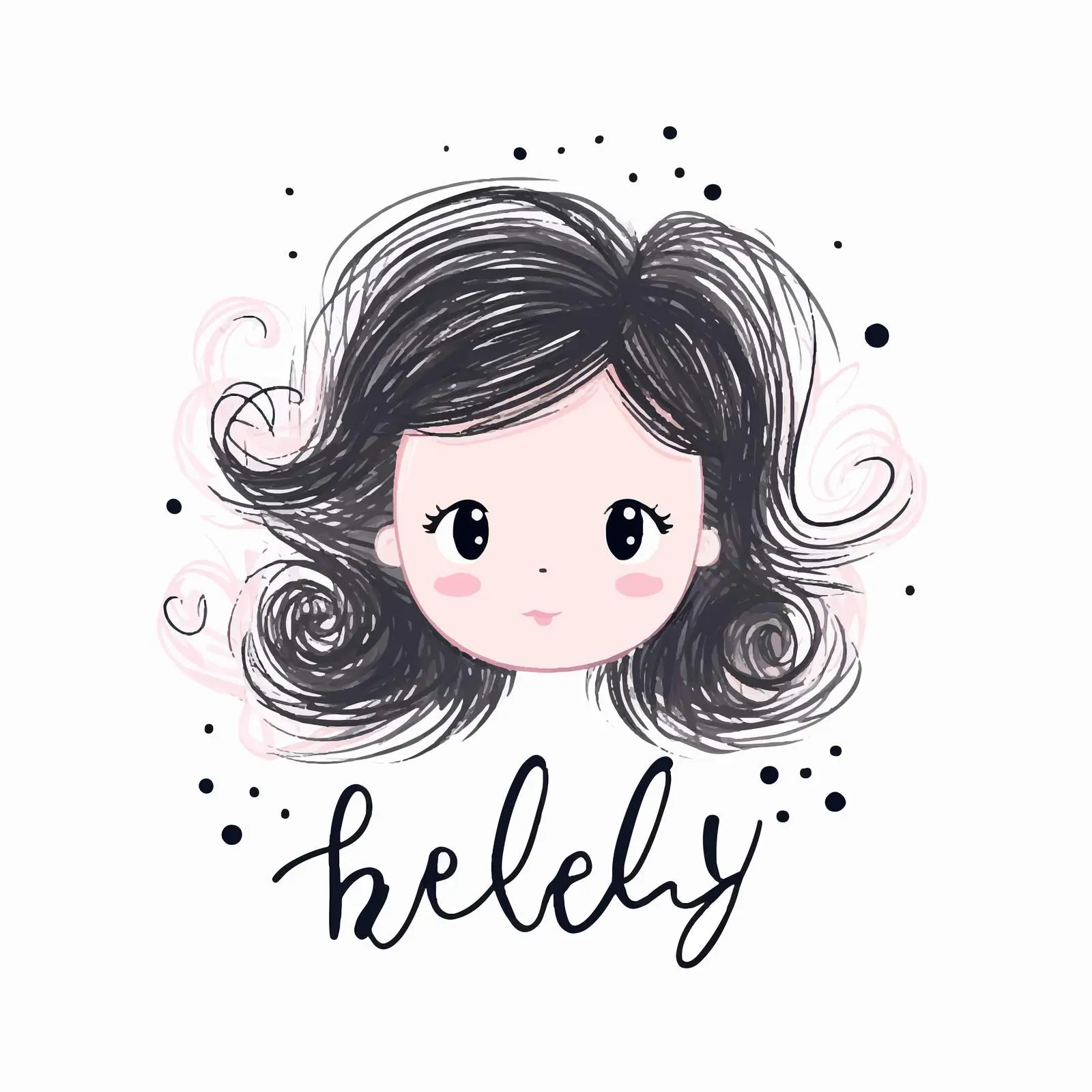 Hello Baby Newborn Arrival Card Vector — free download from Dotvec