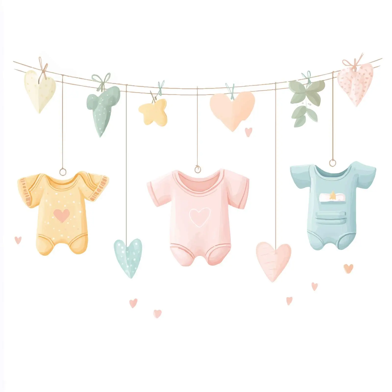 Baby Clothes and Toys Drying Display — free download from Dotvec