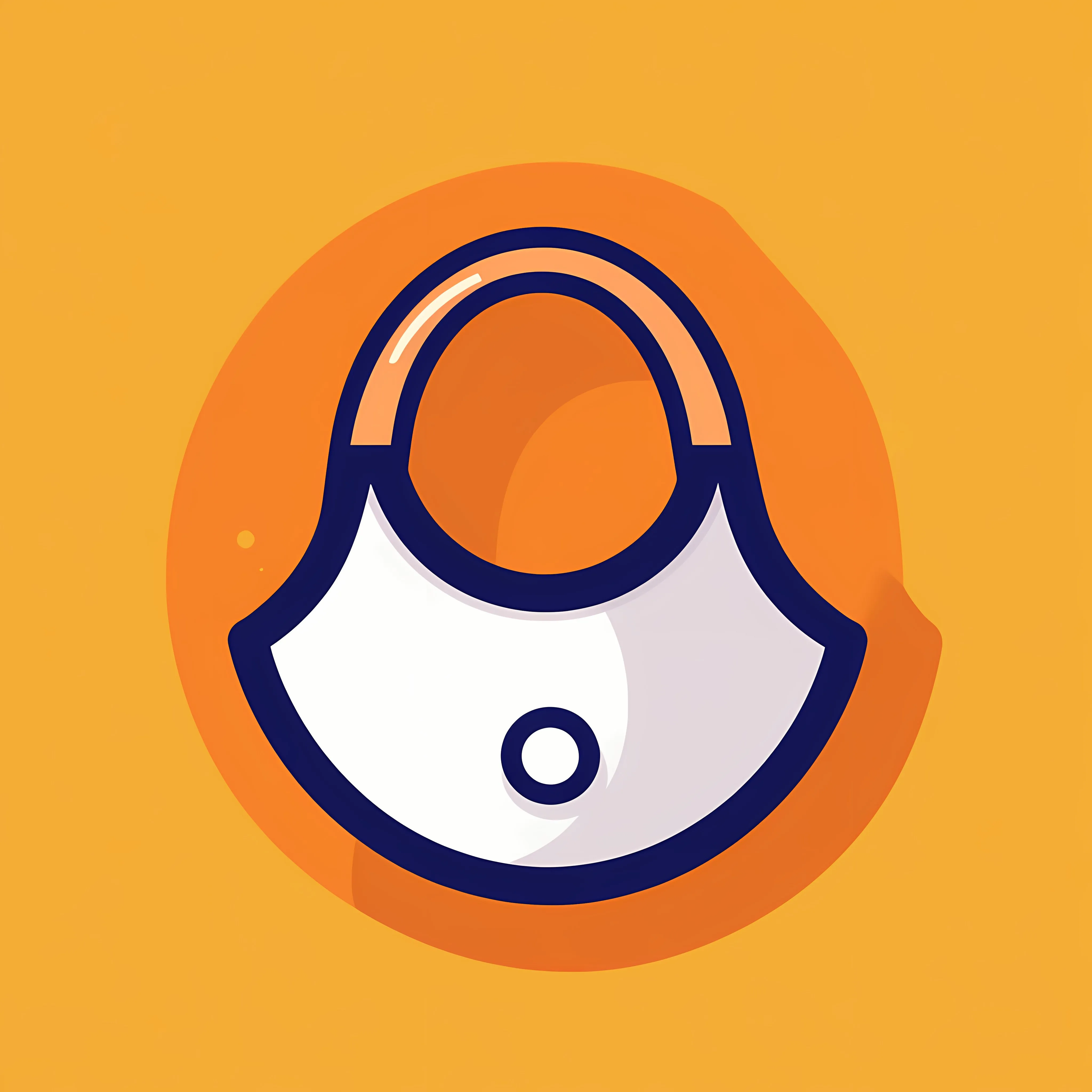 Baby Bib Icon Flat Illustration — free download from Dotvec