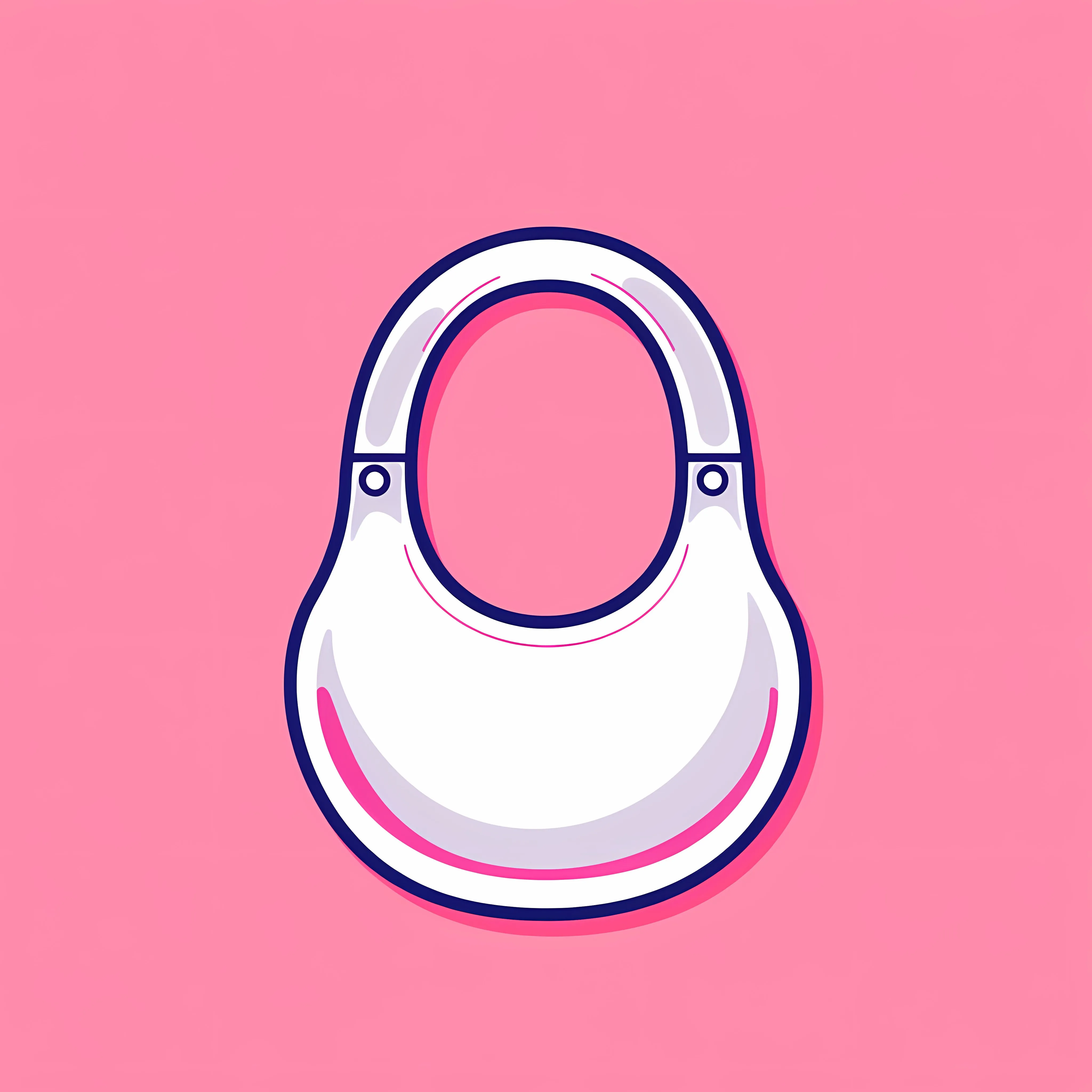 Baby Bib Icon Illustration for Nursery Designs – free diaper image from Dotvec