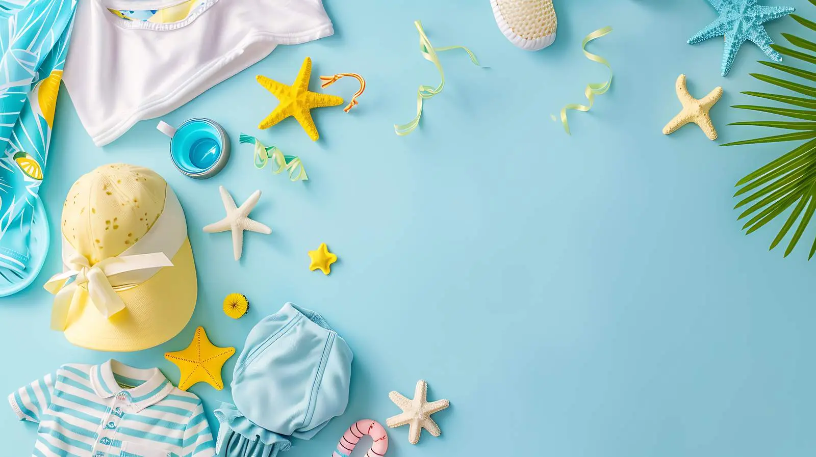Summer Fashion for Kids with Beach Accessories — free download from Dotvec