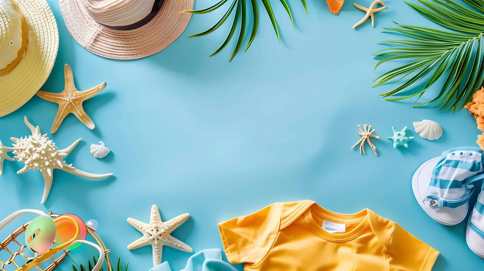 Summer Fashion for Kids with Beach Toys – free building image from Dotvec