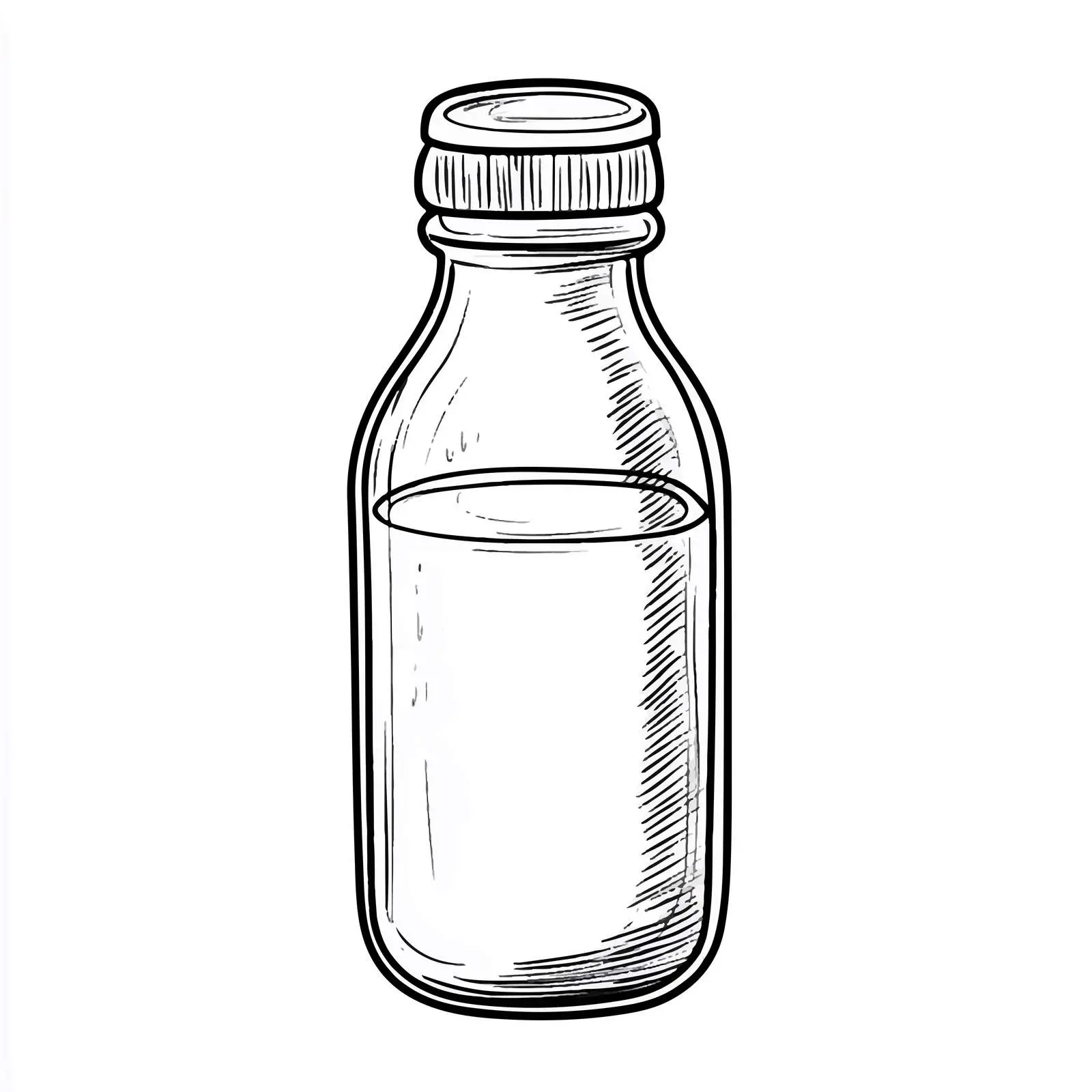 Cartoon Vector Baby Milk Bottle — free download from Dotvec
