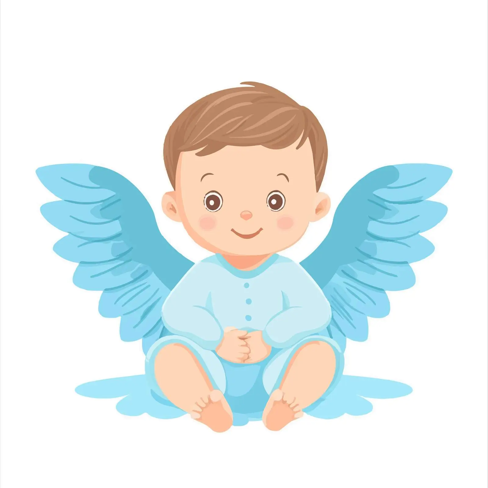 Blue Baby Shower Decoration Vector — free download from Dotvec