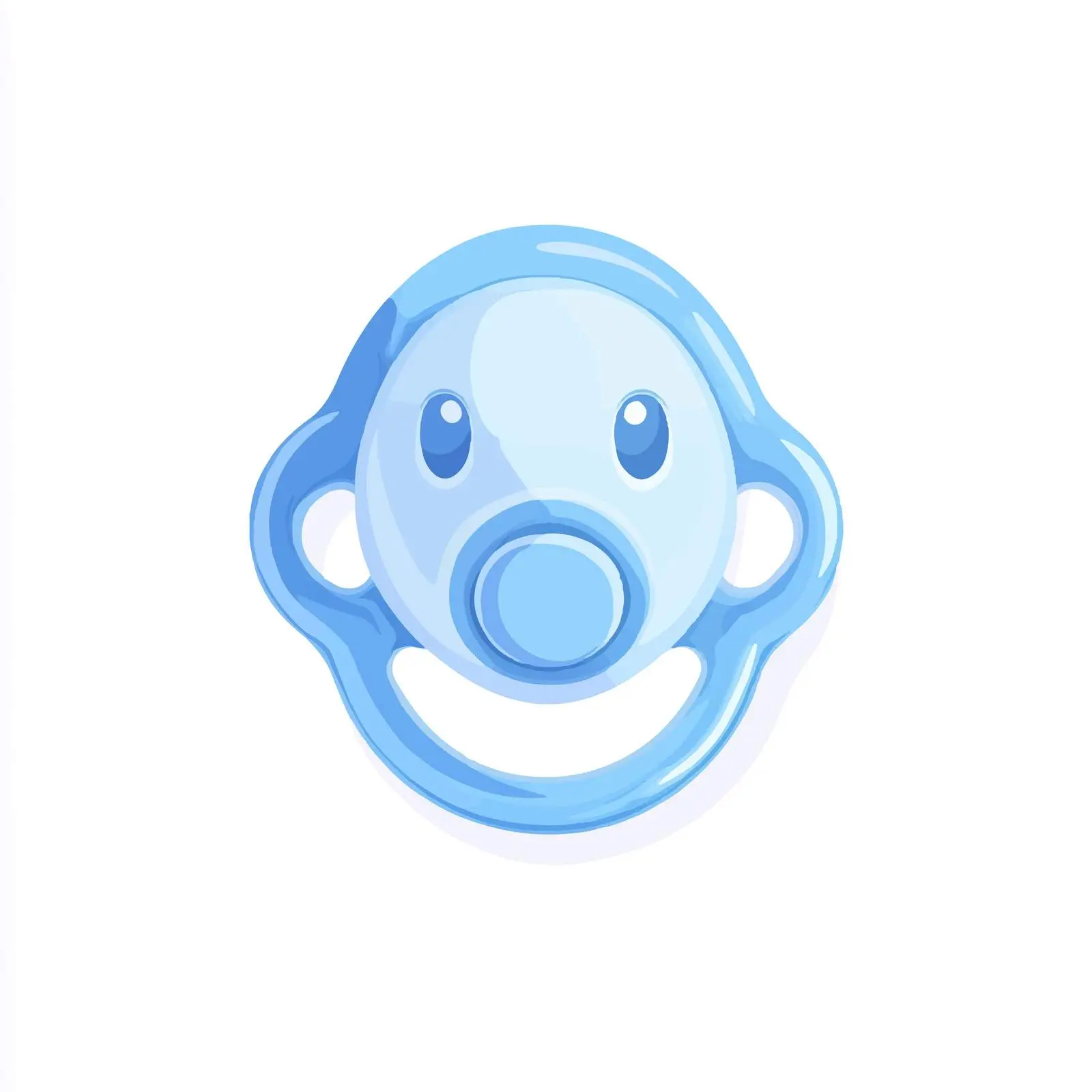 Blue Baby Shower Pacifier Vector Design — free download from Dotvec