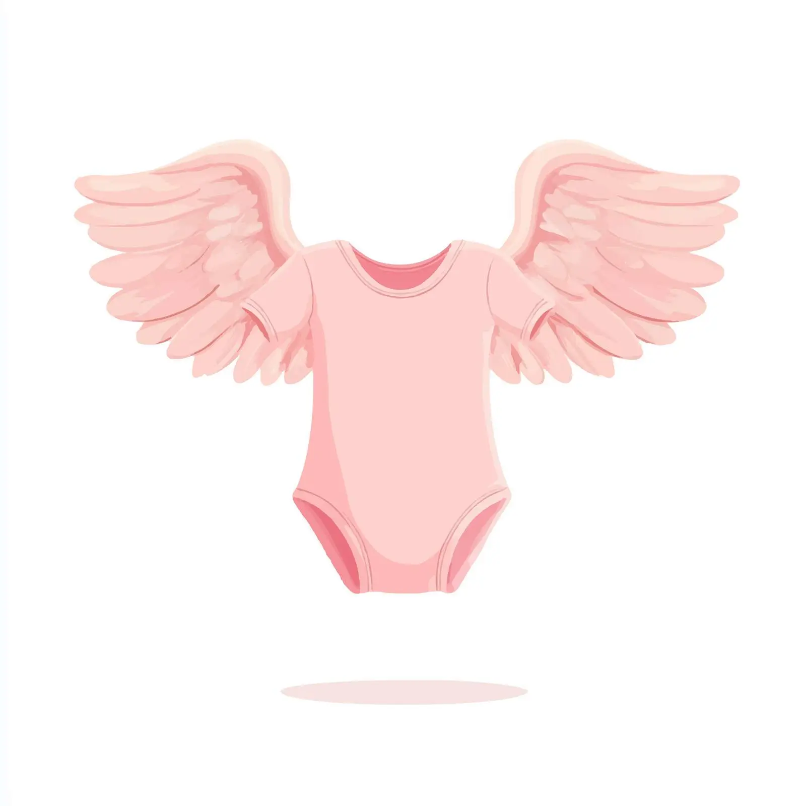 Pink Baby Shower Bodysuit Design — free download from Dotvec