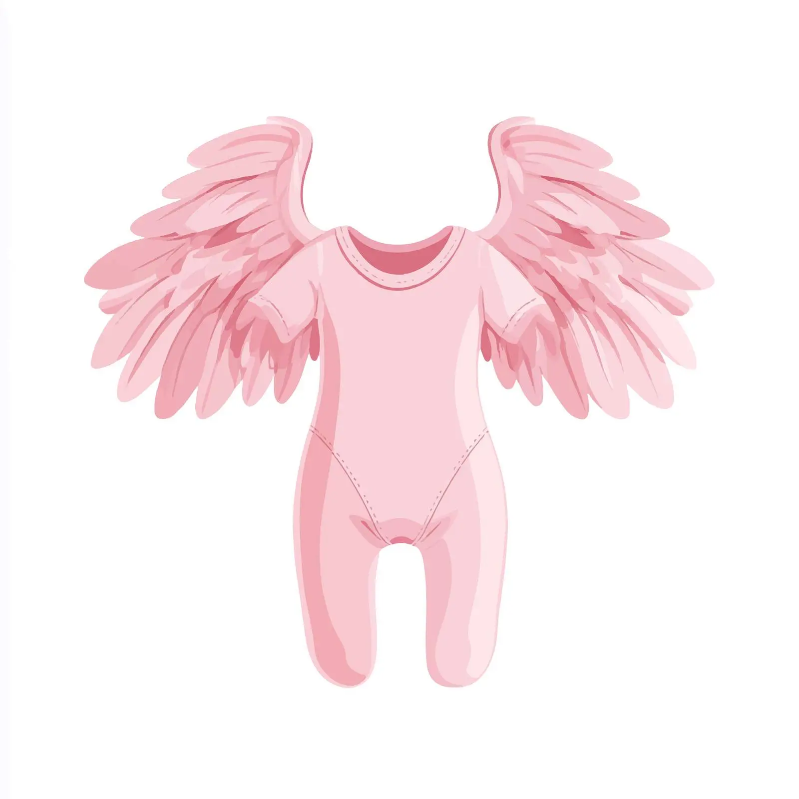 Pink Baby Shower Bodysuit Design — free download from Dotvec