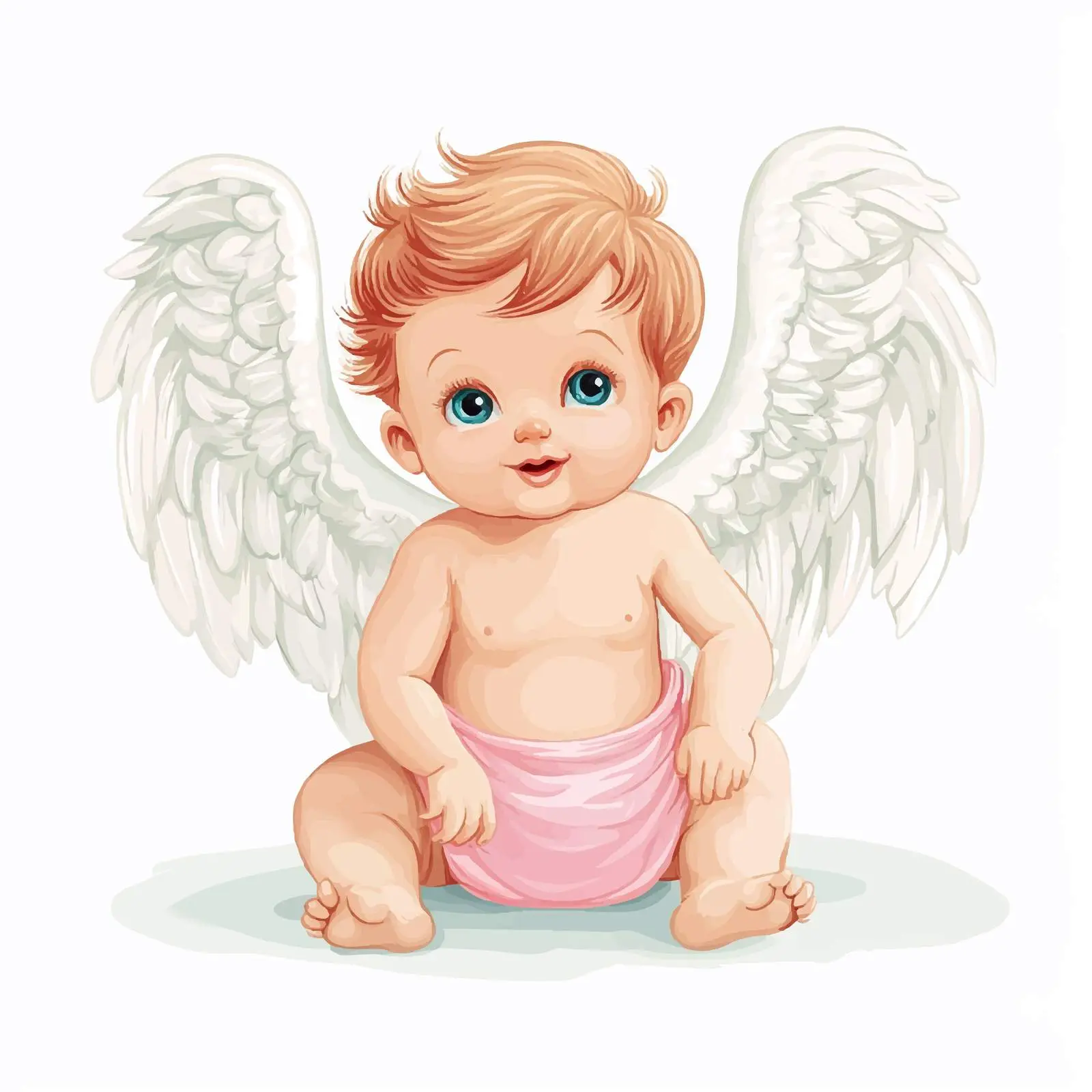 Pink Diaper Baby Shower Vector Design — free download from Dotvec