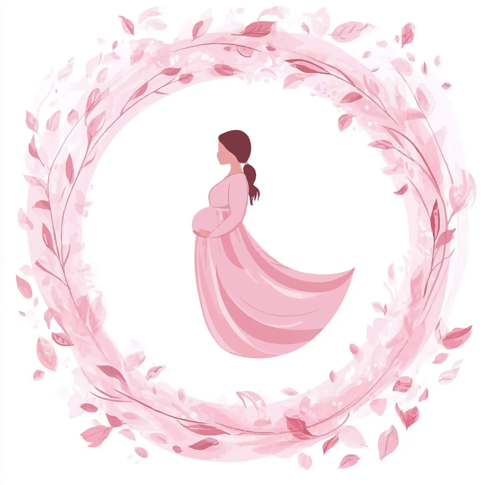 Pink Baby Shower Invitation Design — free download from Dotvec