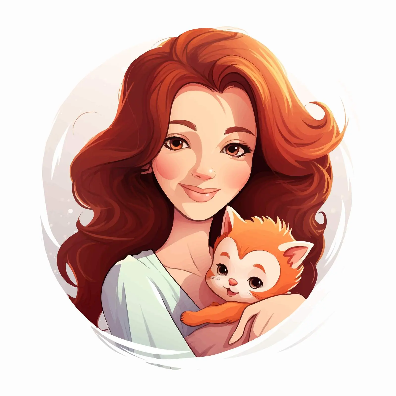 Mother and Newborn Smiling Mothers Day Postcard — free download from Dotvec