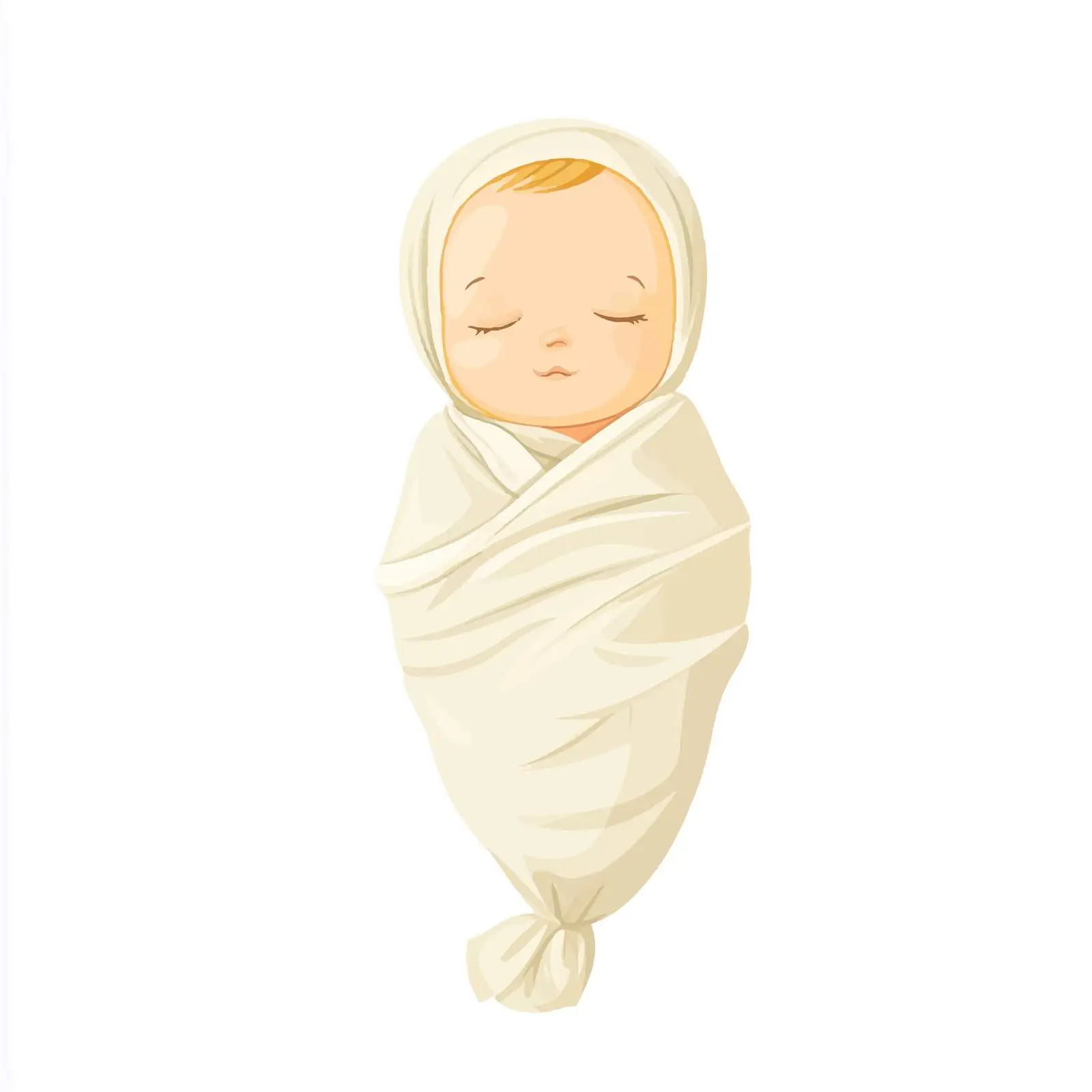 Baby Swaddle Blanket Usage Instructions — free download from Dotvec