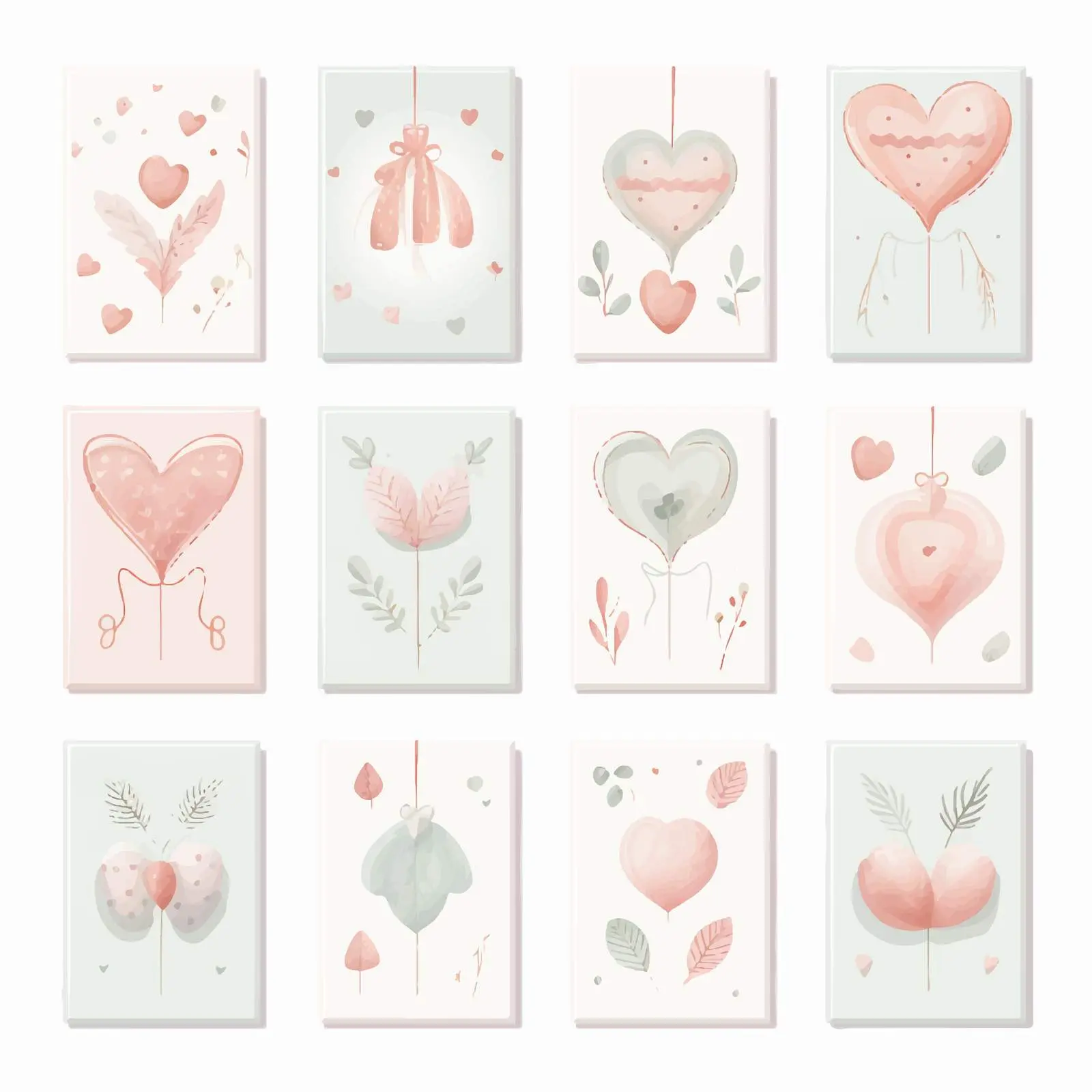 Classic Baby Thank You Card Templates Set — free download from Dotvec