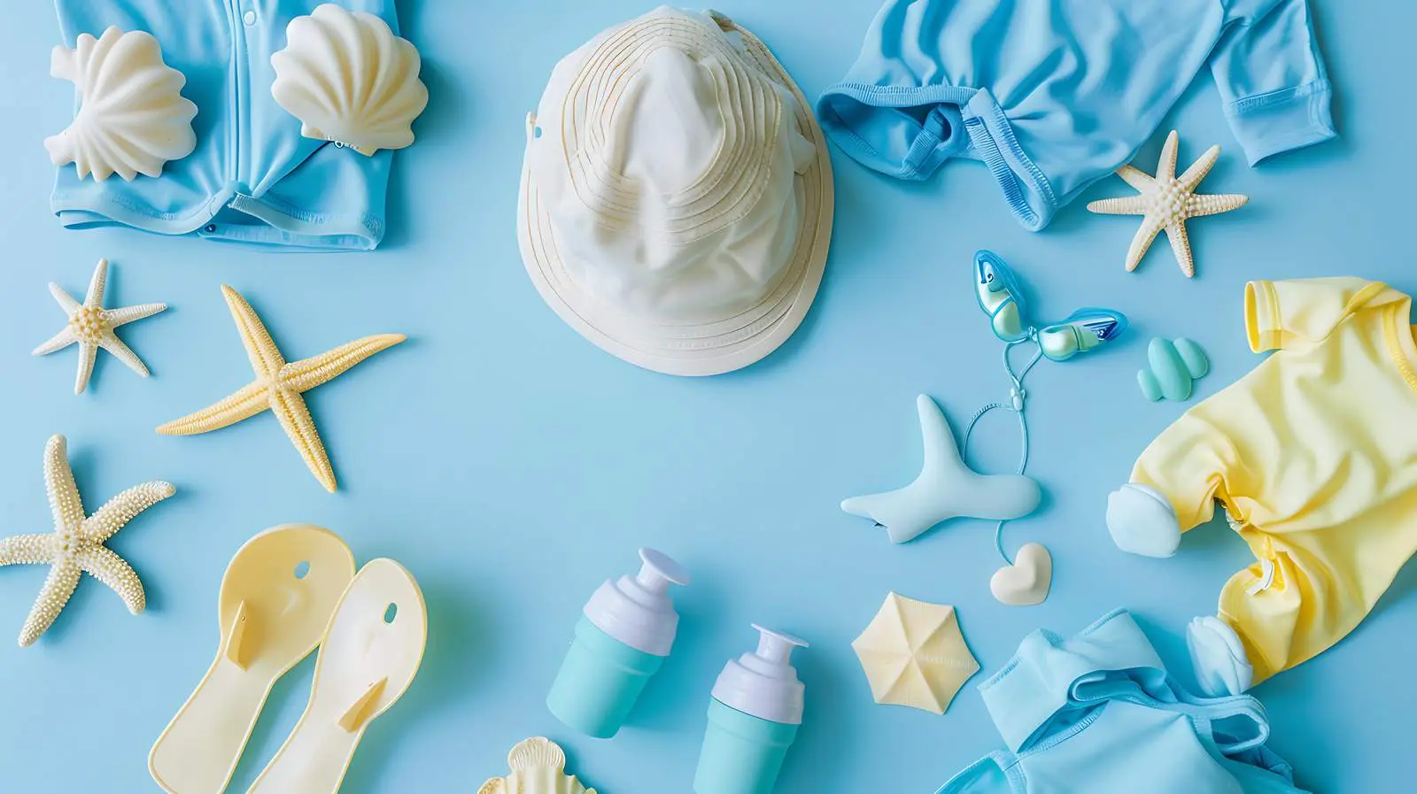 Organic Baby and Toddler Beach Toys and Fashion Clothes – free school image from Dotvec