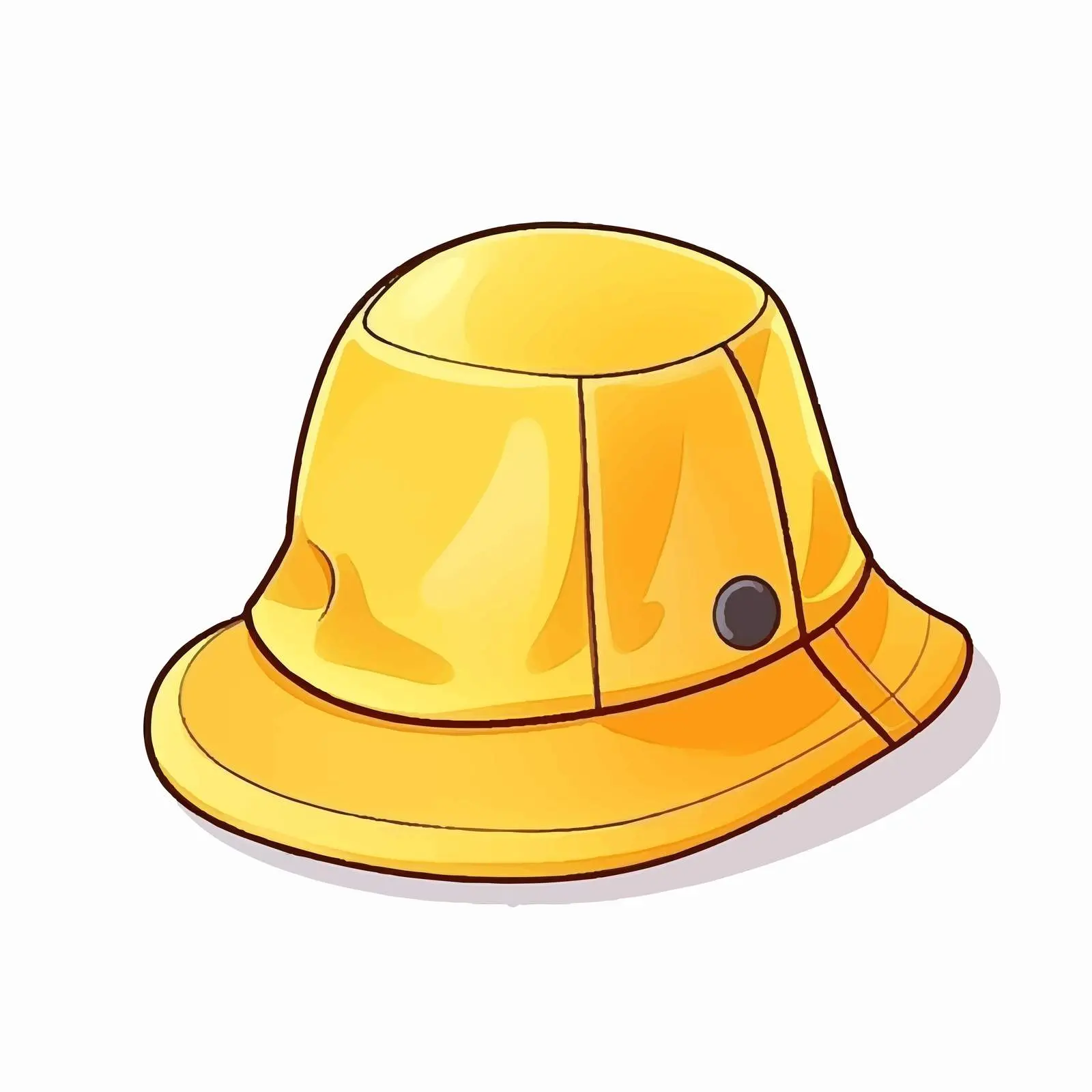 Yellow Baby Hat Vector Illustration — free download from Dotvec