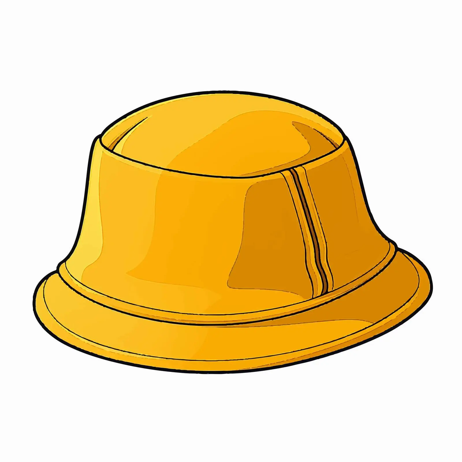 Cute Baby Wearing Yellow Hat Vector Illustration — free download from Dotvec