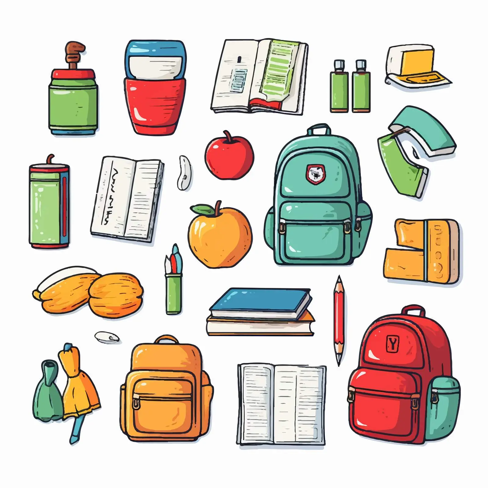 Back to School Flyer and Poster Templates — free download from Dotvec