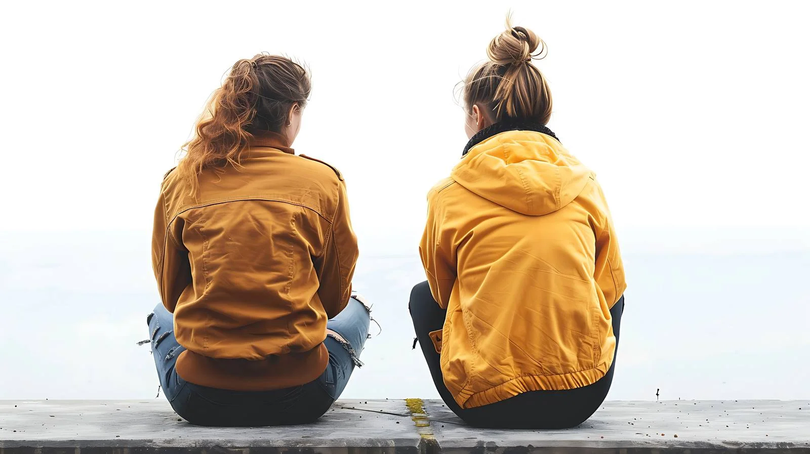 Friends Sitting on Promenade — free download from Dotvec