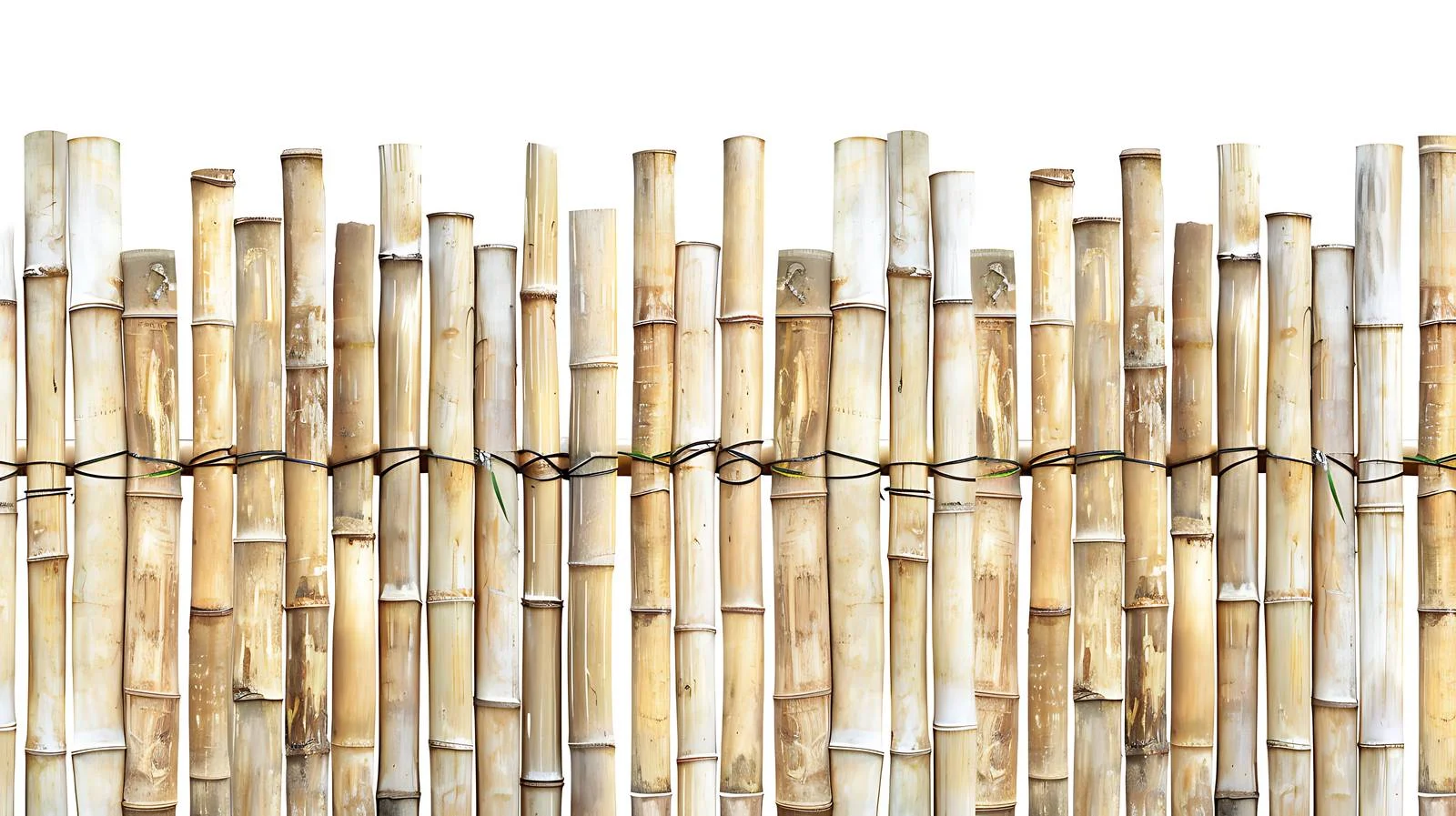 Detailed Bamboo Wall Texture Background Isolated — free download from Dotvec